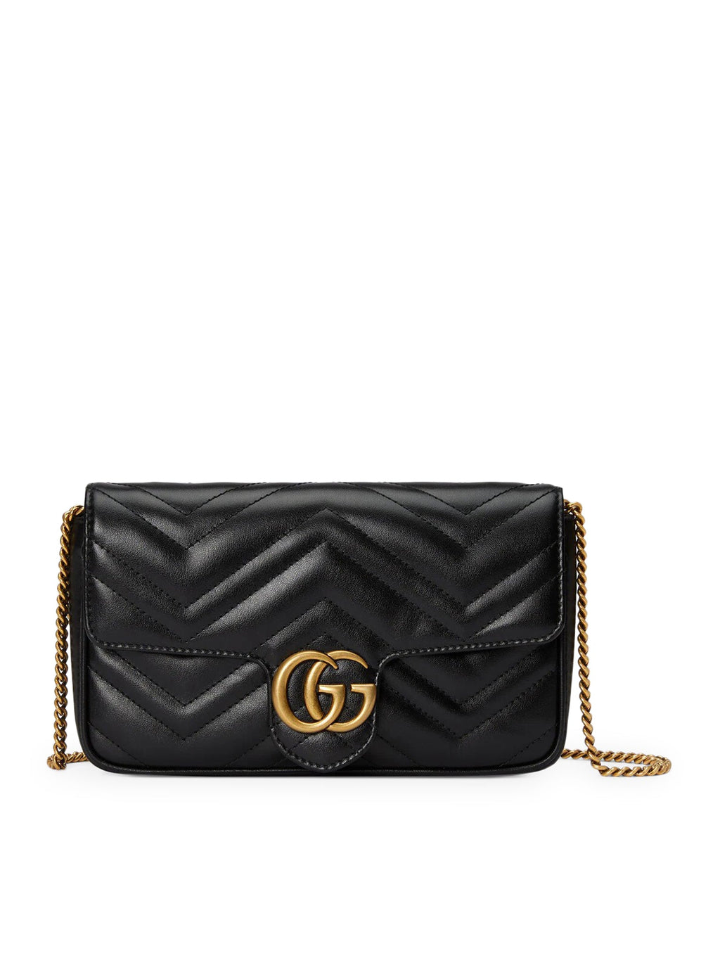 Оригінальна Gg Marmont Mini Wallet With Chain And Card Holder Gucci – боковий вид