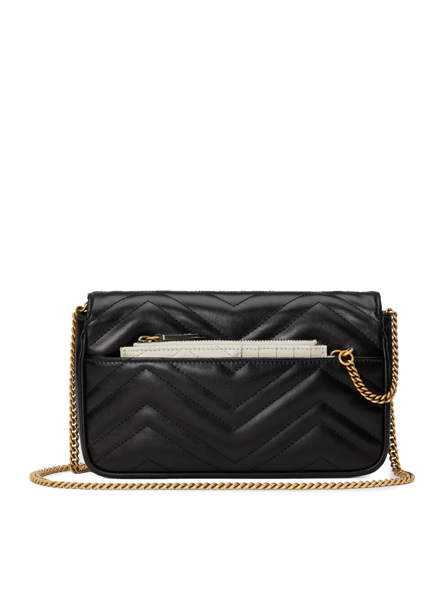 Оригінальна Gg Marmont Mini Wallet With Chain And Card Holder Gucci – збільшений вид