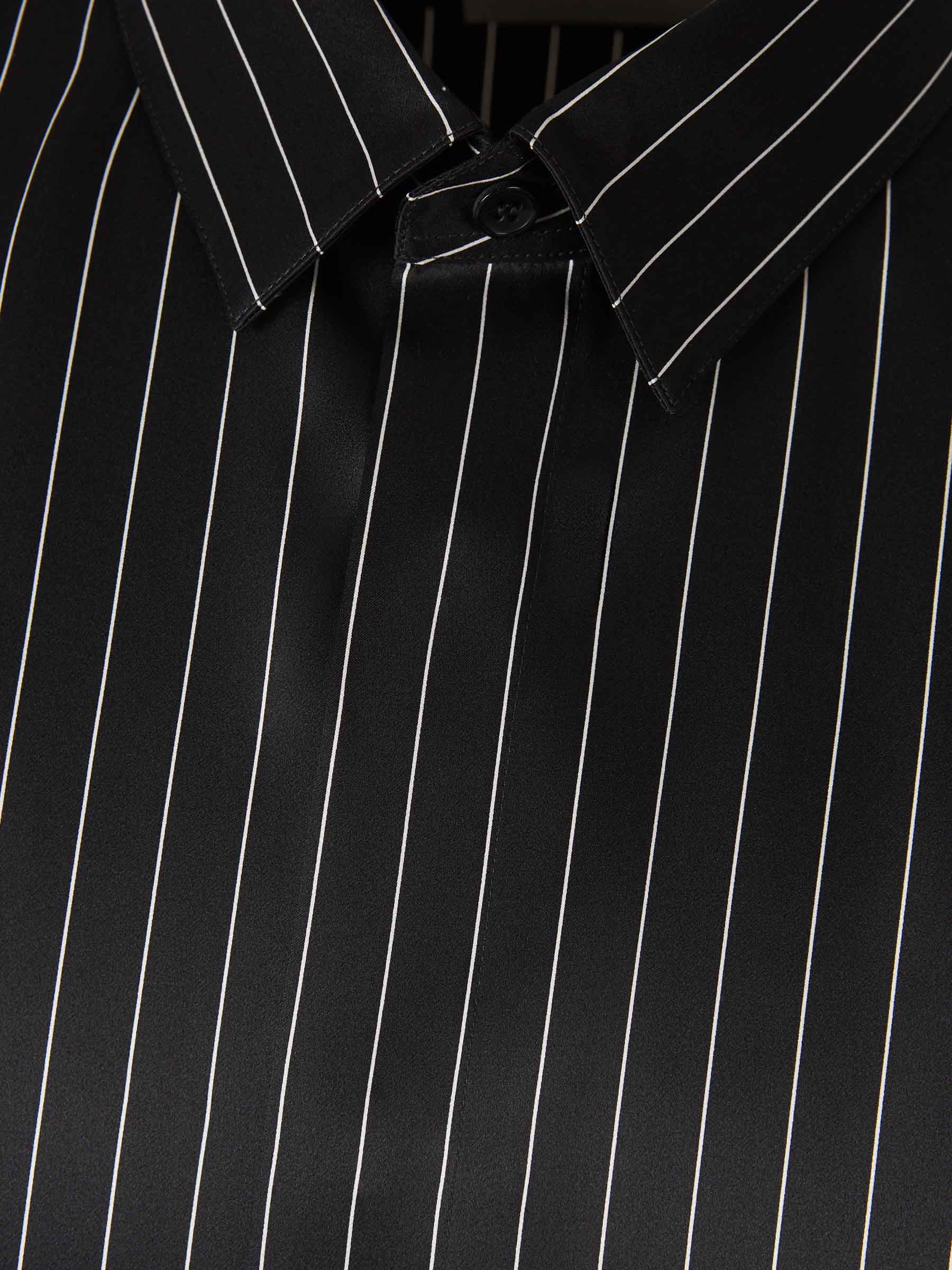 Striped Silk Shirt Saint laurent оригінал – Купити в Україні – детальний вид
