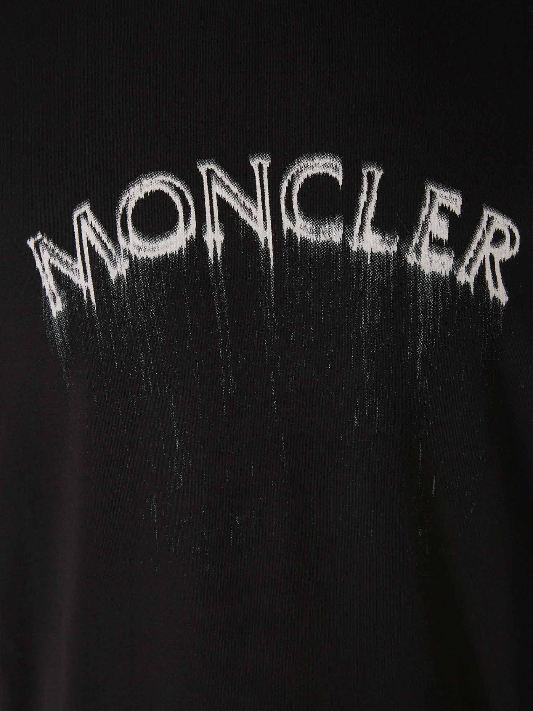 Оригінальна Cotton Printed T-Shirt Moncler – збільшений вид