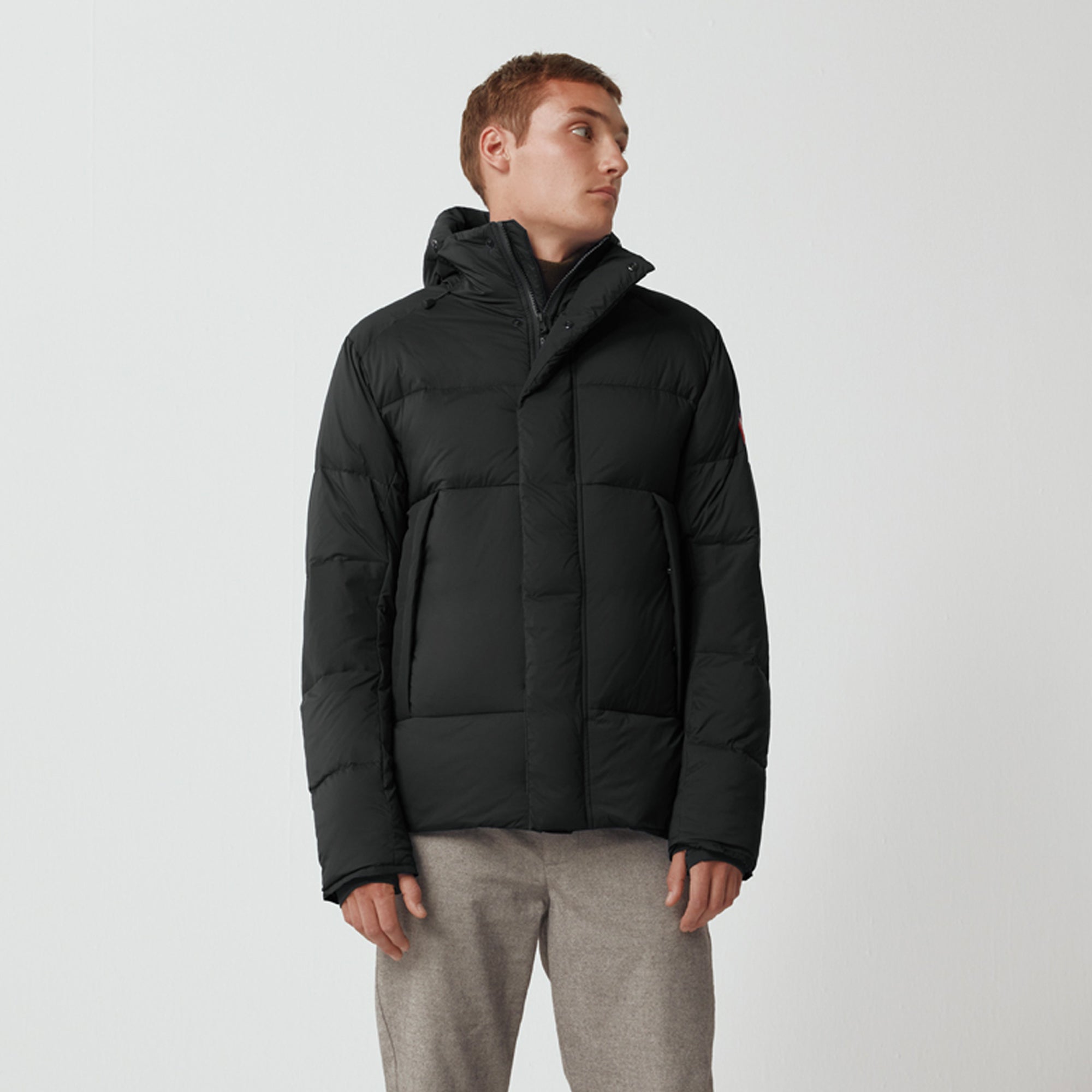 Mens Armstrong Down Hoodie Canada goose оригінал – Купити в Україні – вид ззаду