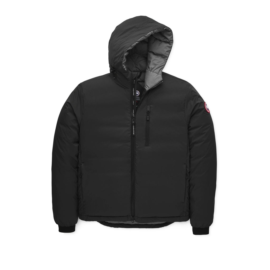 Оригінальна Mens Lodge Hoody Black Shine Canada goose – боковий вид