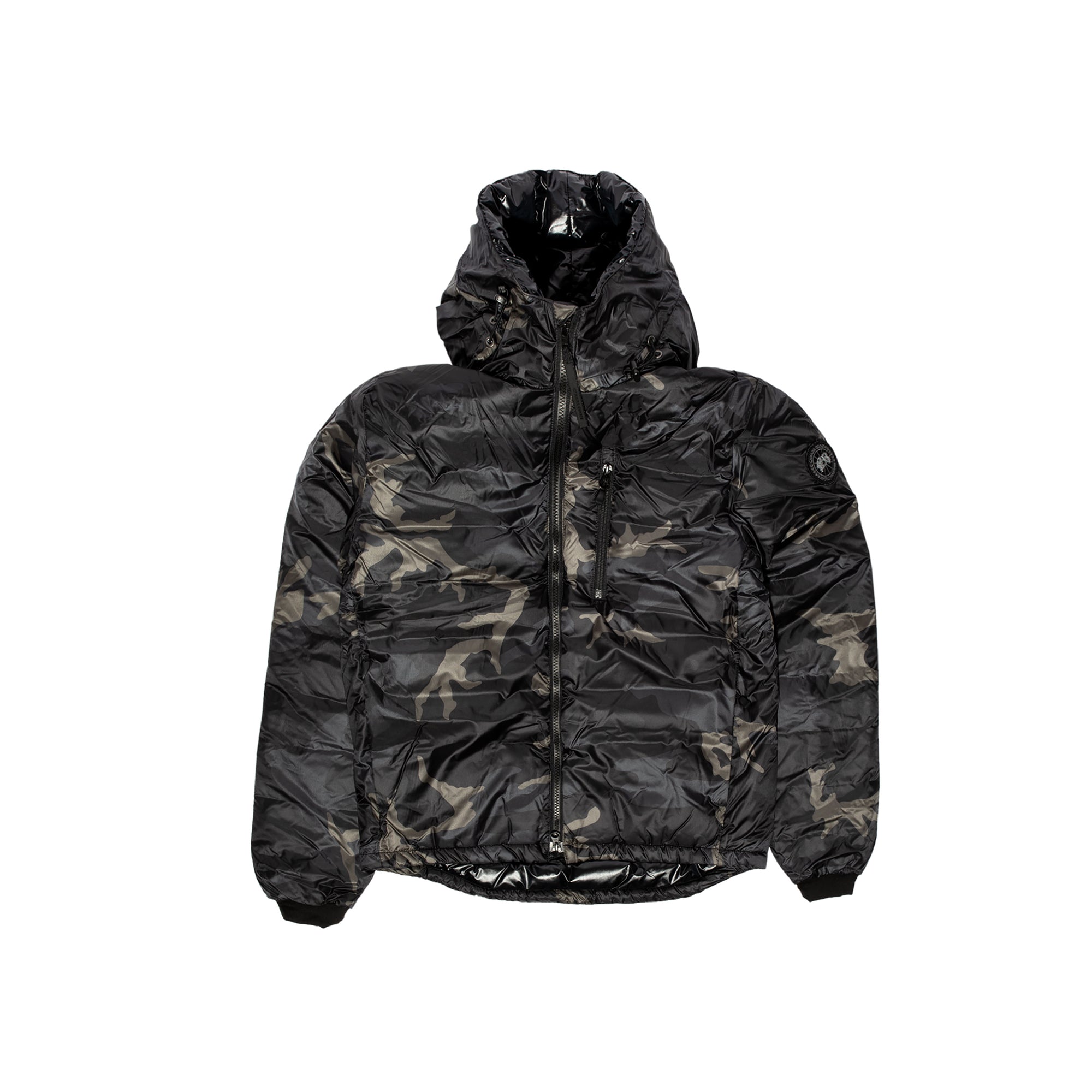 Mens Lodge Hoody Db Rflr Black Canada goose – Гарантія оригінальності – боковий вид