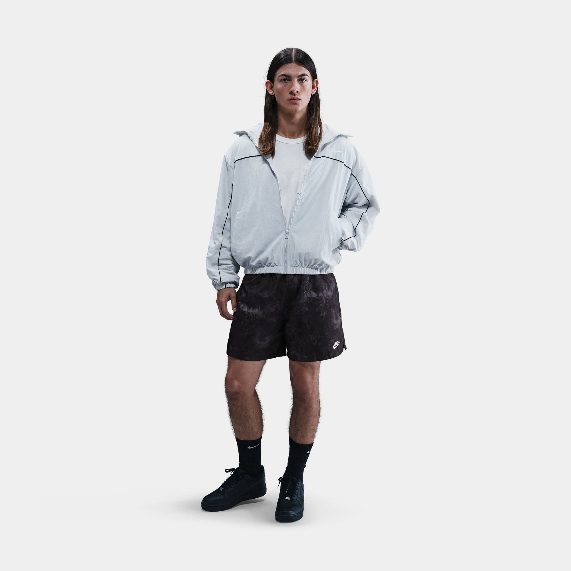 Club Flow Trbl Woven Mens Shorts Nike – Гарантія оригінальності – боковий вид