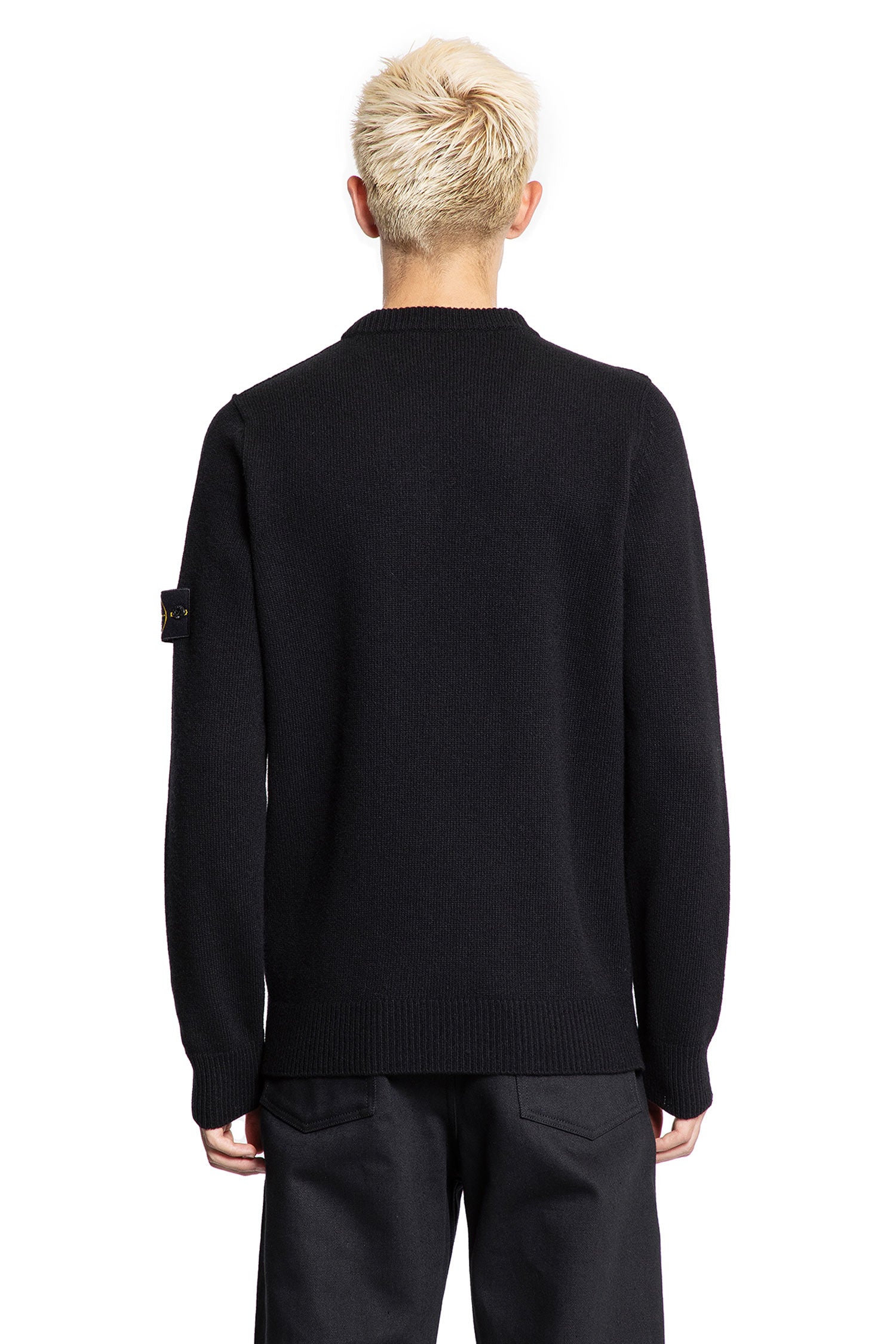 5100072 Lambswool Sweater Stone island – Гарантія оригінальності – детальний вид - STONE ISLAND