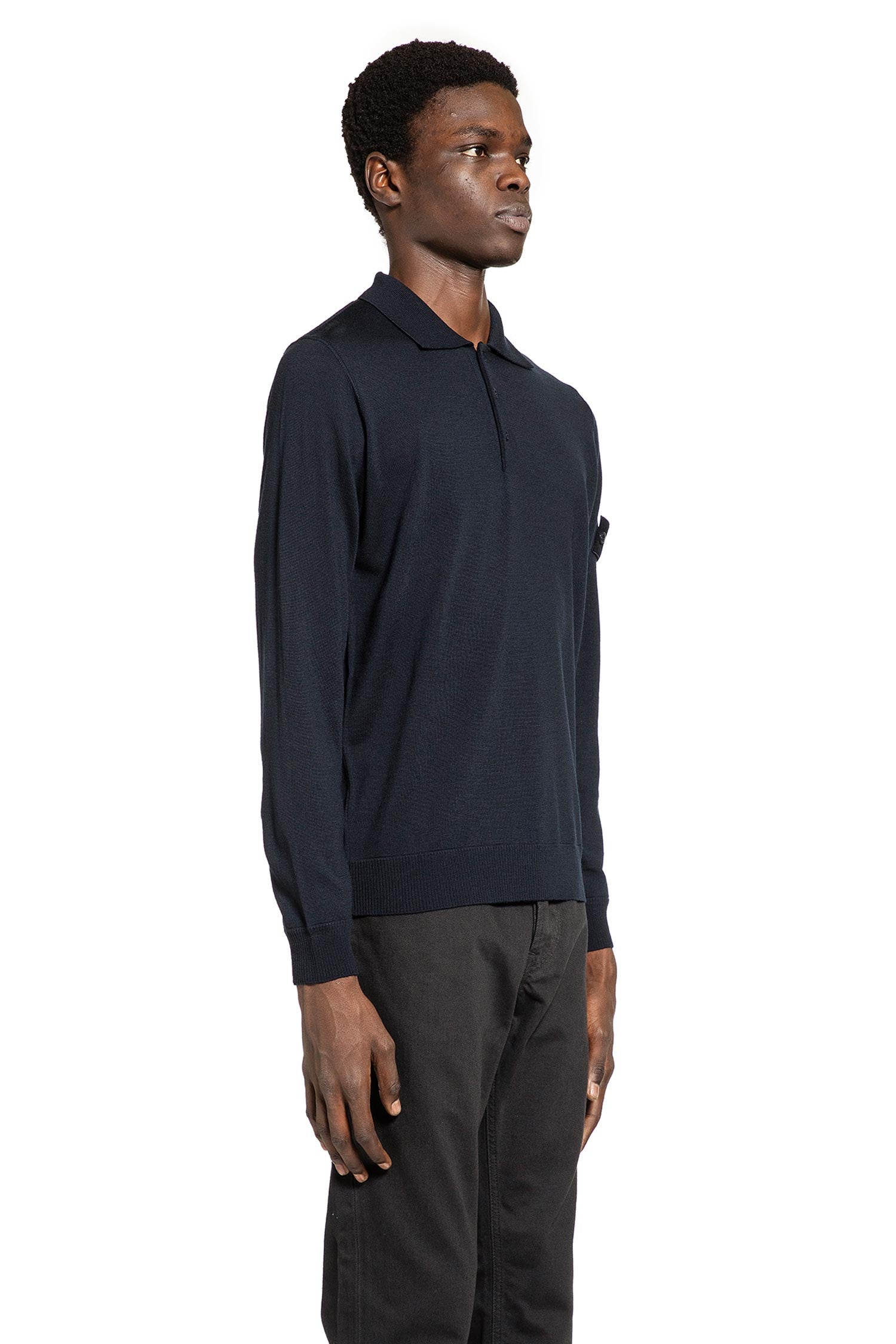 5100076 Ghost Knit Polo Stone island оригінал – Купити в Україні – вид ззаду
