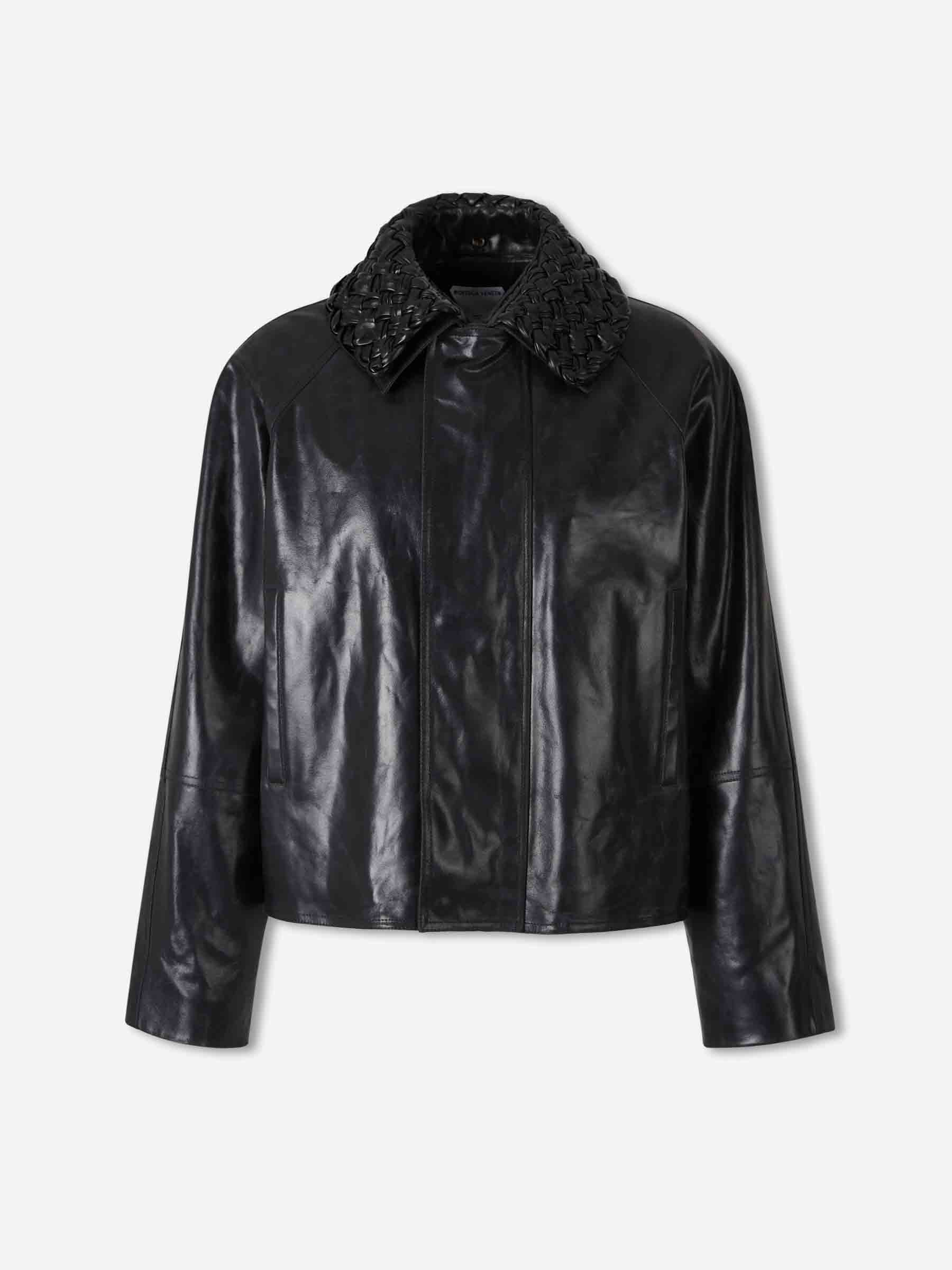 Leather Jacket Bottega veneta оригінал – Купити в Україні – боковий вид