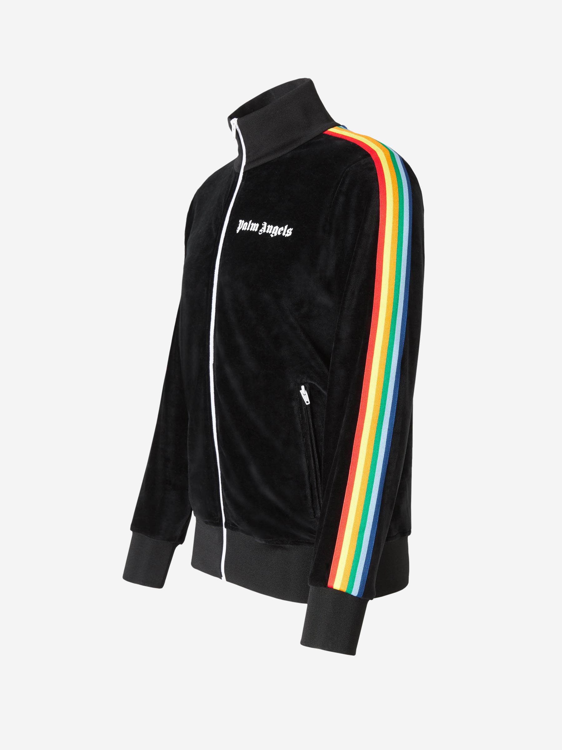 Rainbow Velvety Sweatshirt Palm angels оригінал – Купити в Україні – вид ззаду