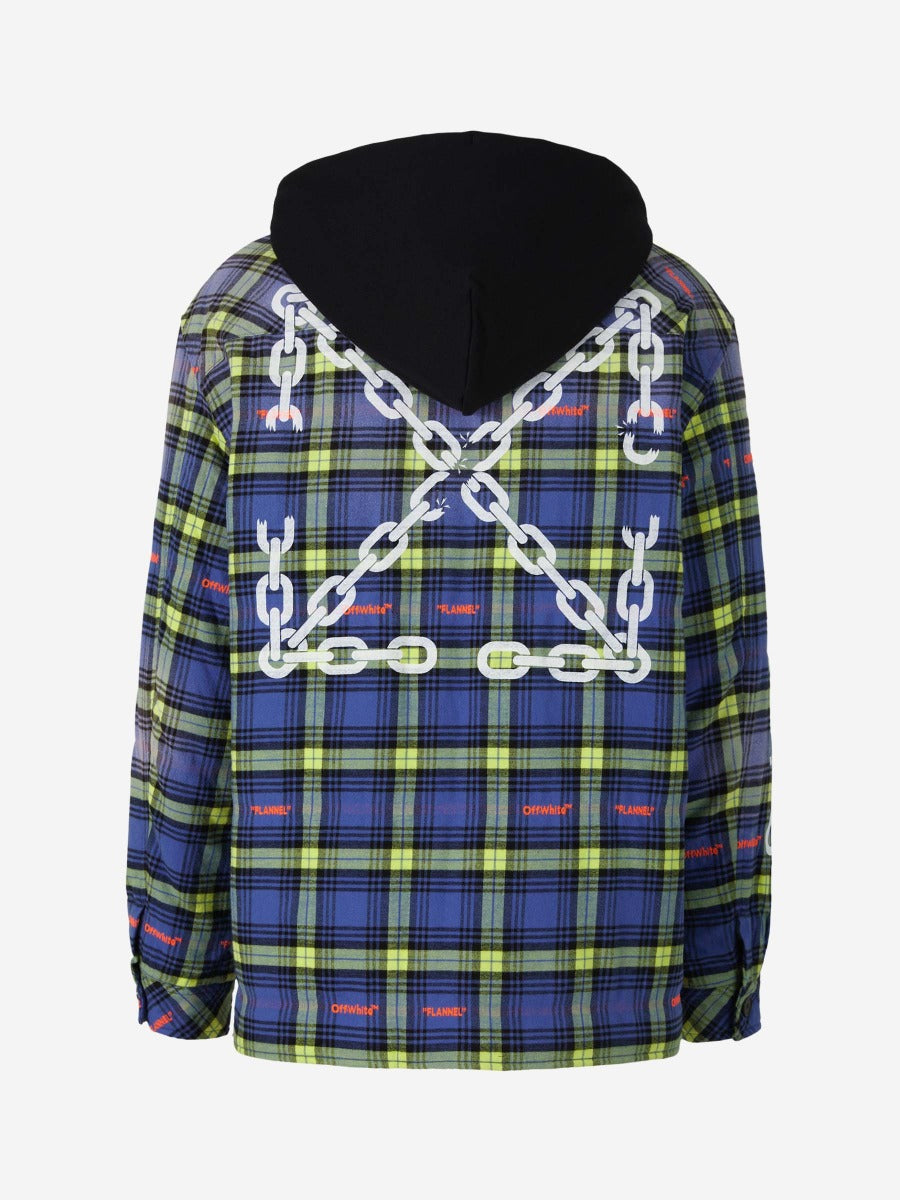 Оригінальна Arrows Shirt Jacket Off-white – вид ззаду