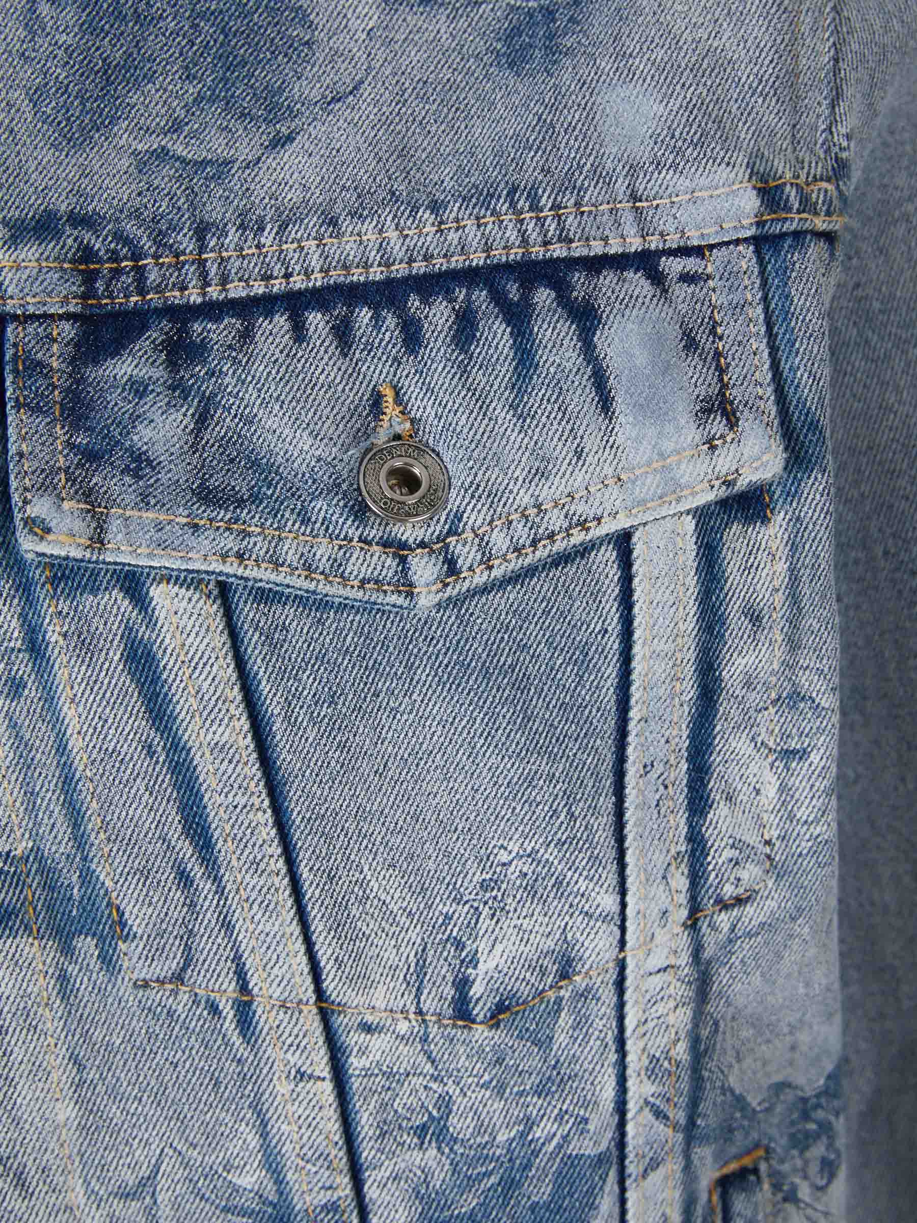 Chaqueta Denim Skater Off-white оригінал – Купити в Україні – збільшений вид