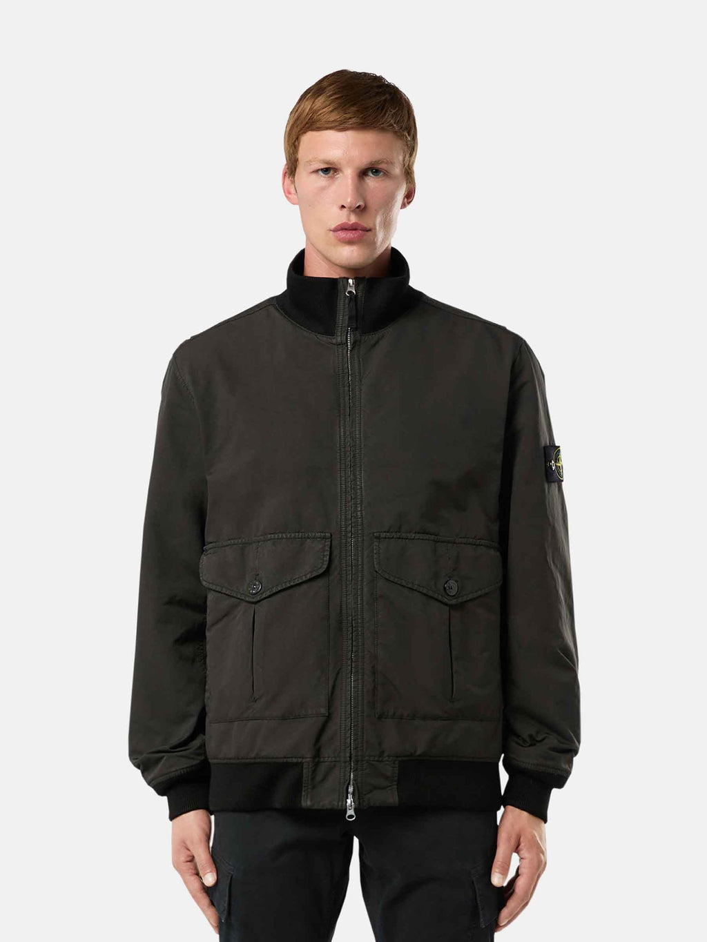 Оригінальна Nylon Bomber Jacket Stone island – вид ззаду