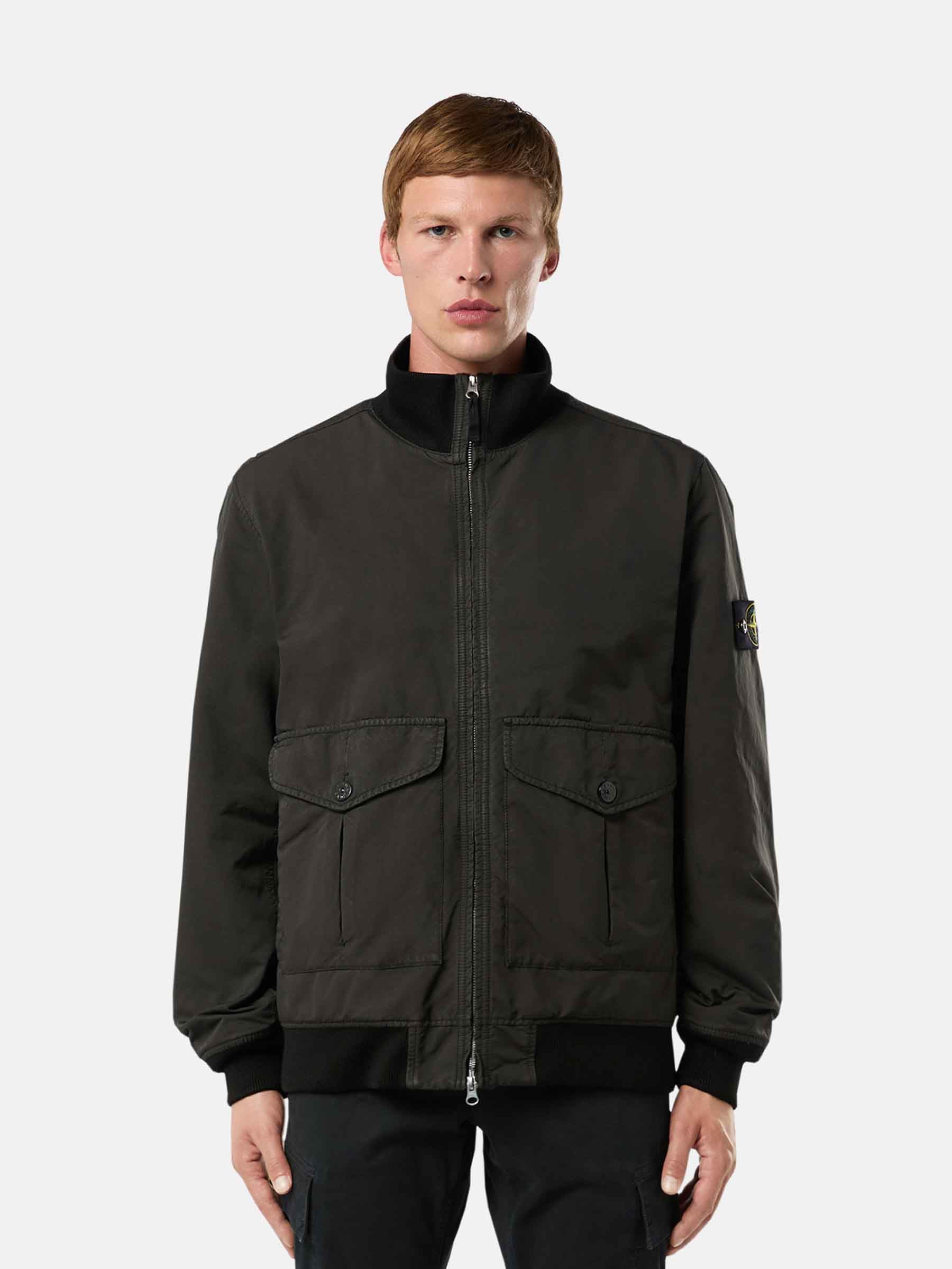 Оригінальна Nylon Bomber Jacket Stone island – вид ззаду