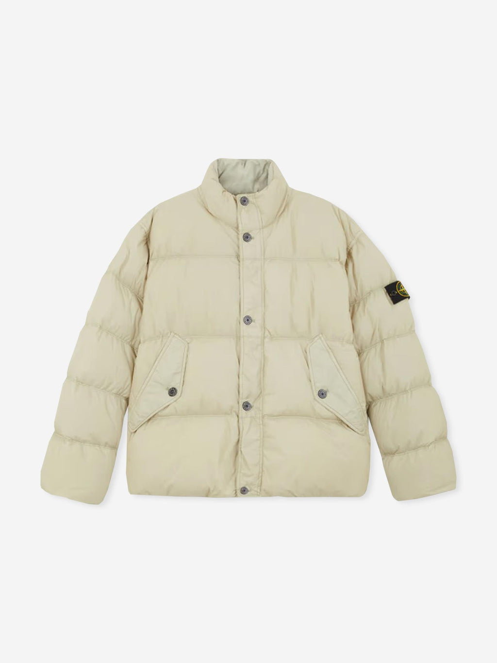 Logo Quilted Jacket Stone island оригінал – Купити в Україні – боковий вид