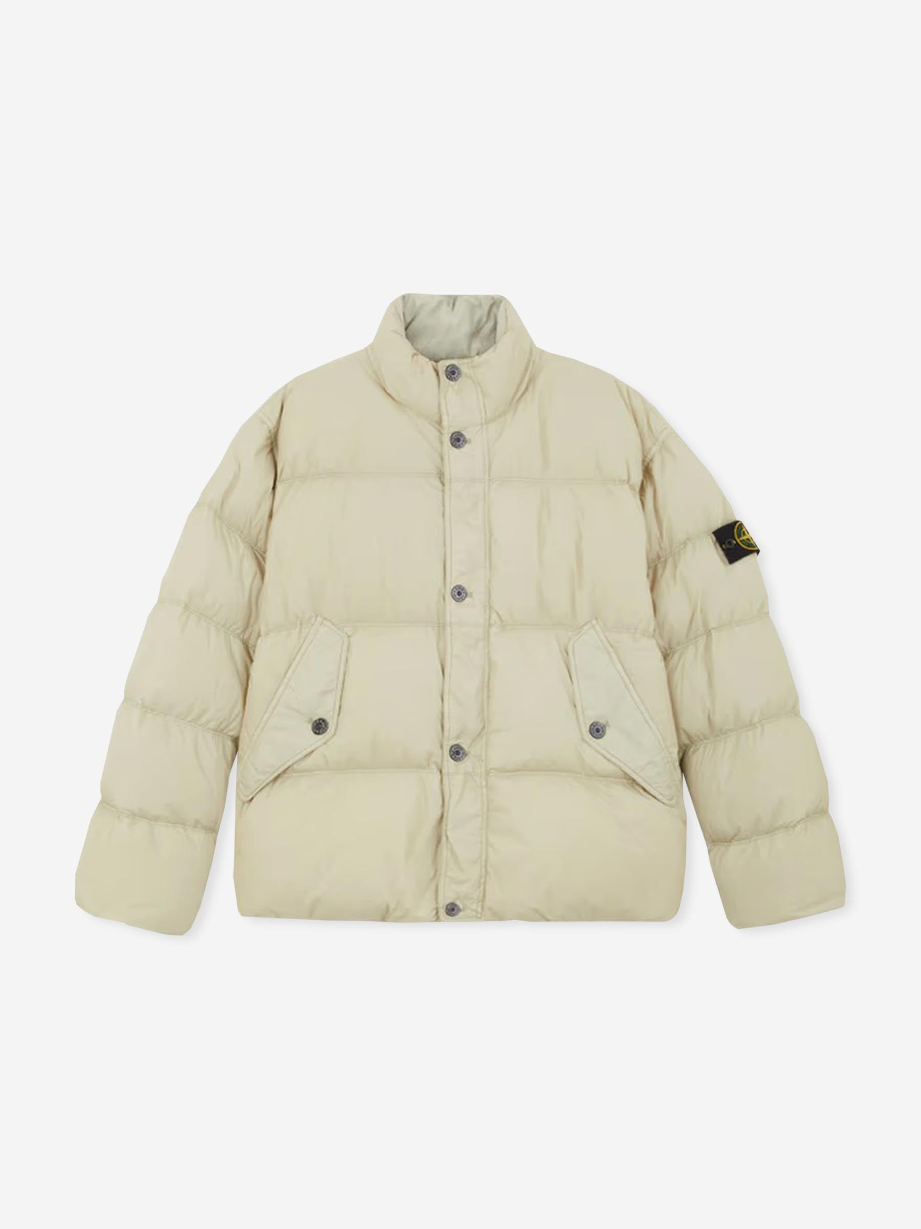 Logo Quilted Jacket Stone island оригінал – Купити в Україні – боковий вид