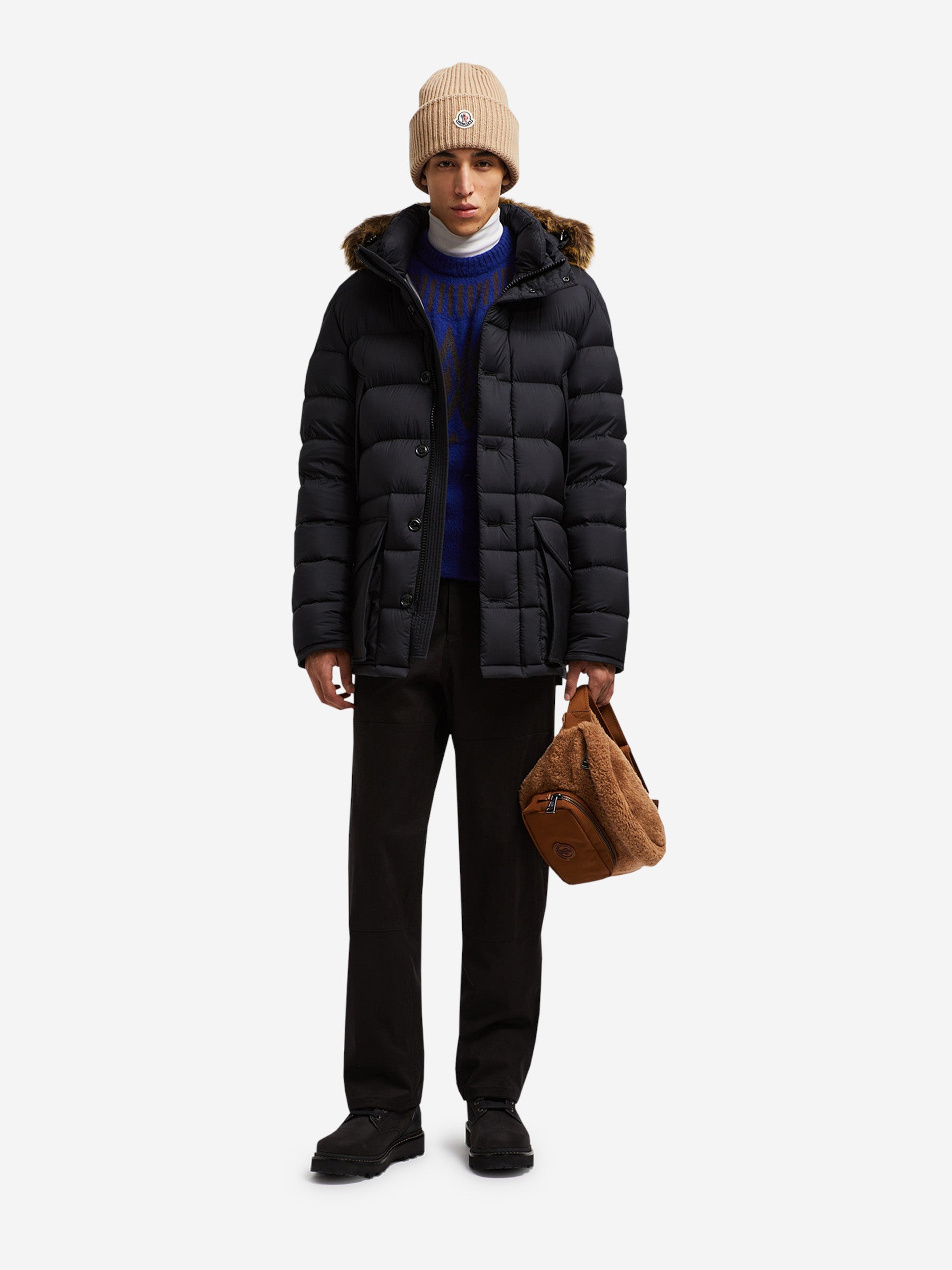 Clunye Quilted Coat Moncler – Гарантія оригінальності – вид ззаду