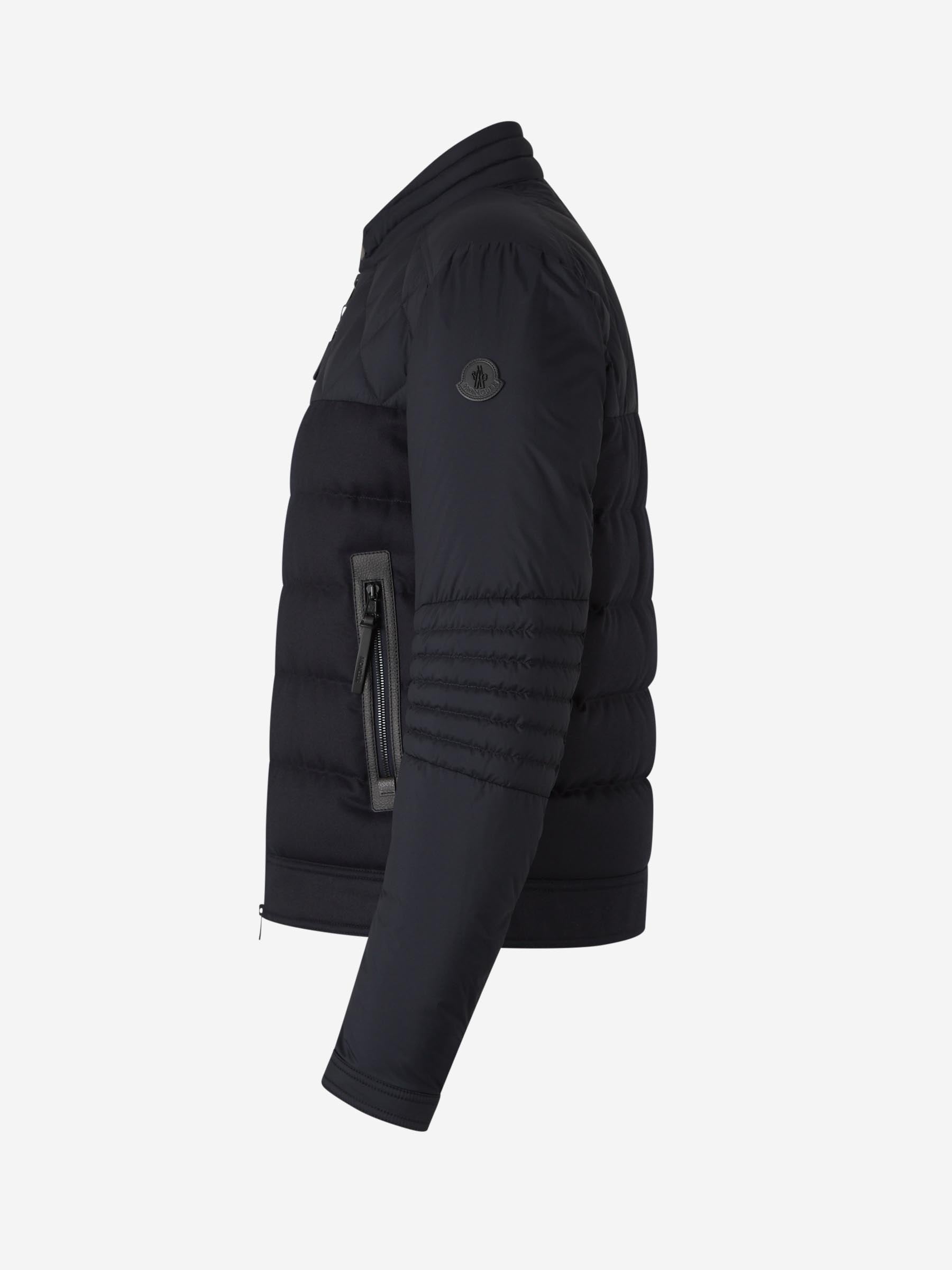Wool Quilted Jacket Moncler оригінал – Купити в Україні – вид ззаду