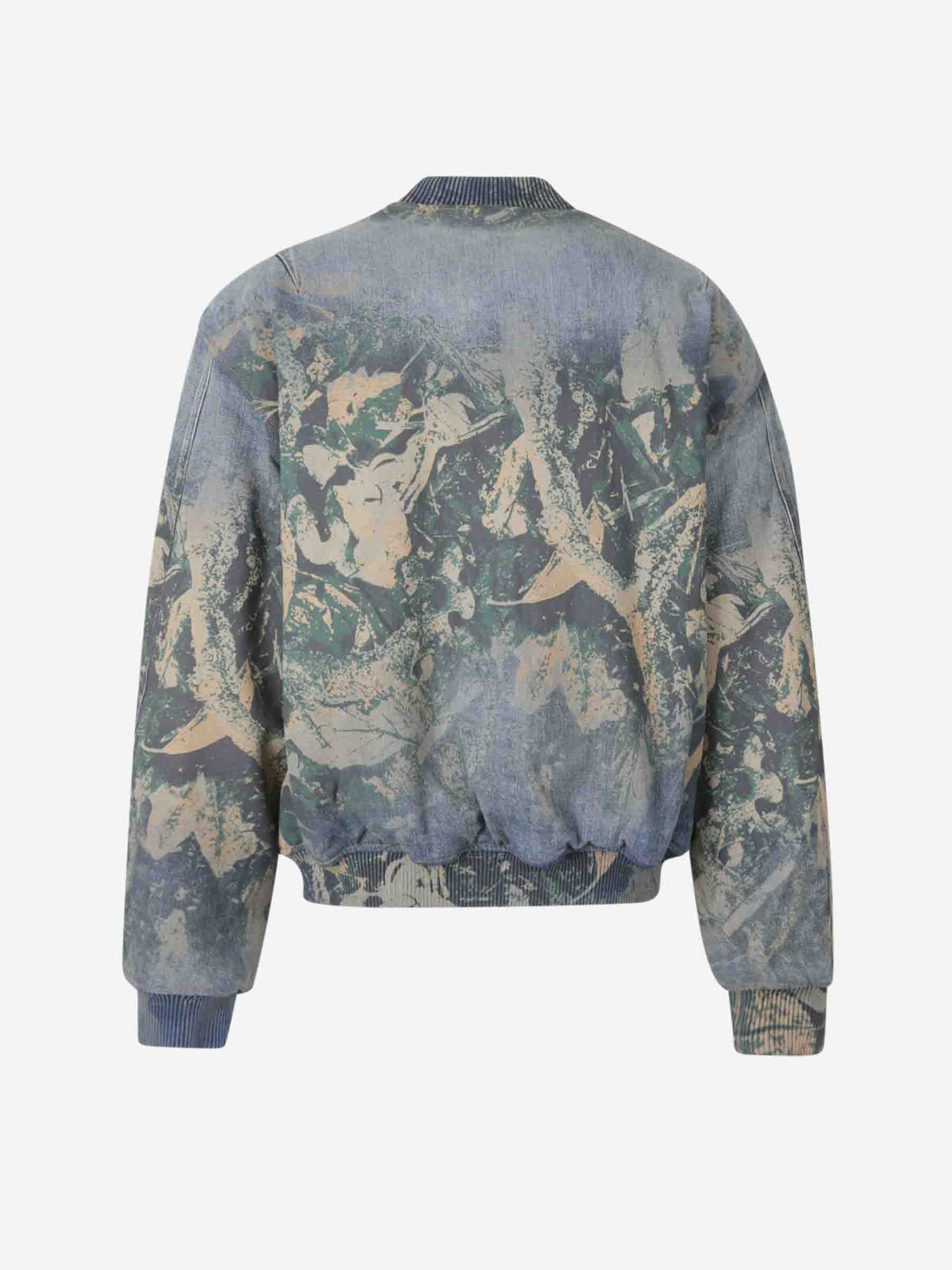 Bomber Denim Jacket Acne studios – Гарантія оригінальності – вид ззаду