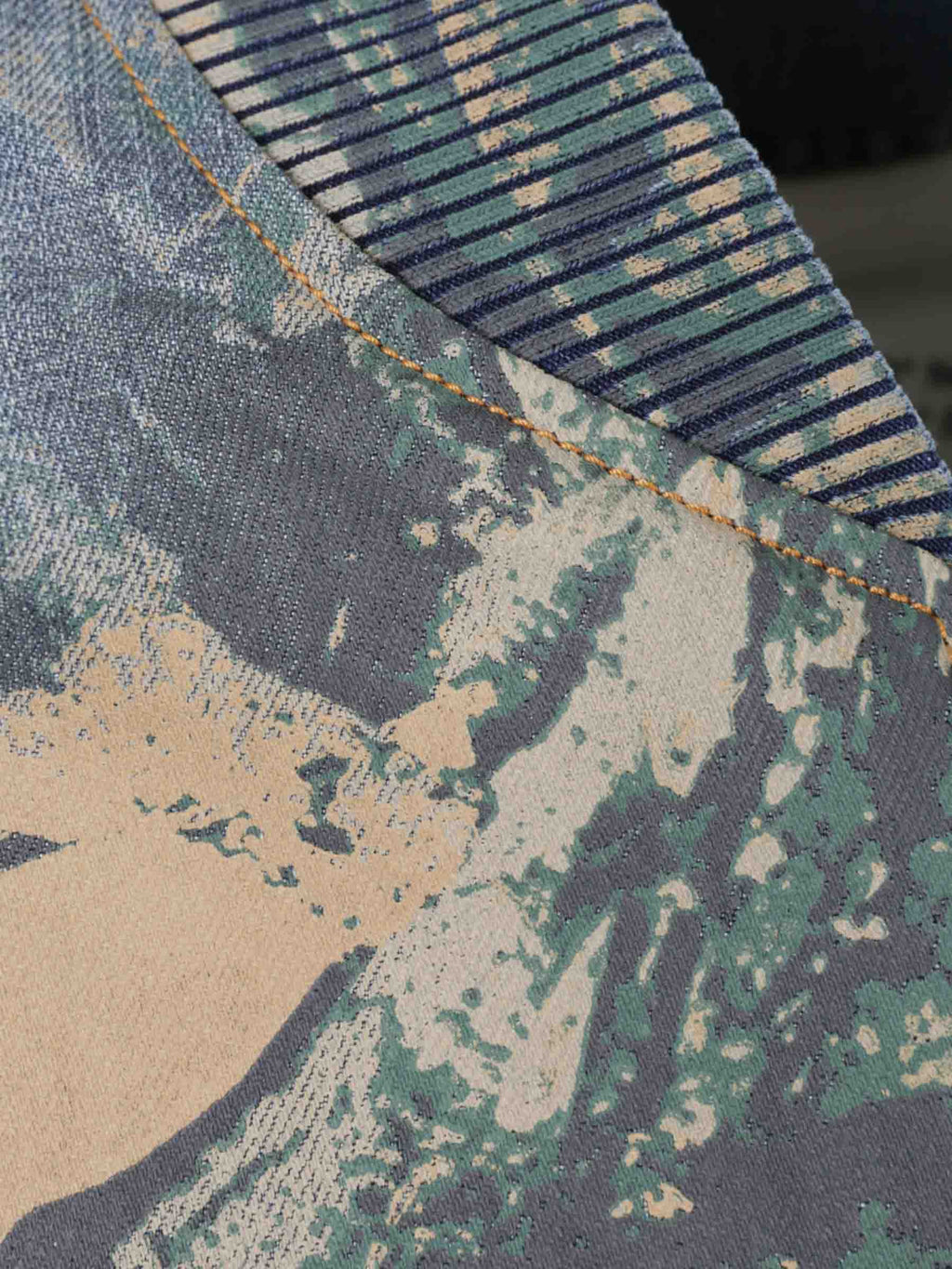 Оригінальна Printed Denim Jacket Acne studios – збільшений вид
