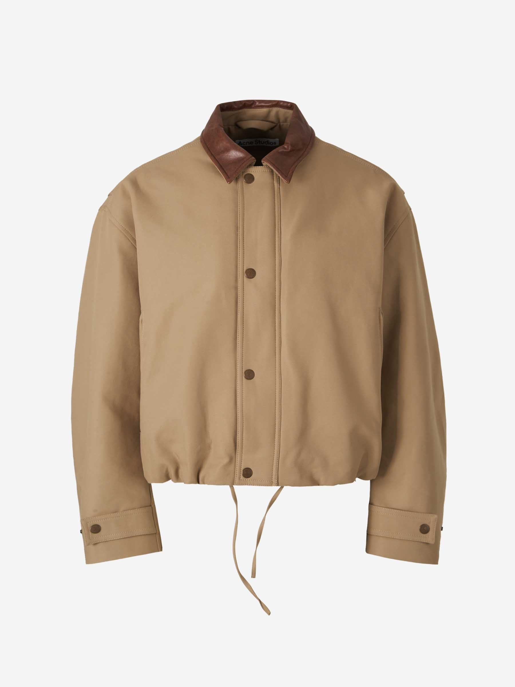 Cotton Twill Jacket Acne studios оригінал – Купити в Україні – боковий вид