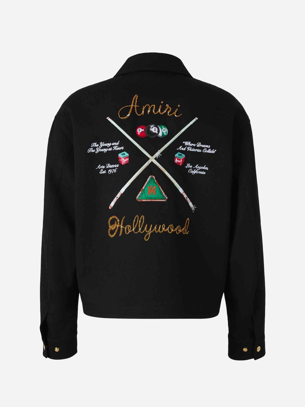 Оригінальна Pool Cue Jacket Amiri – вид ззаду