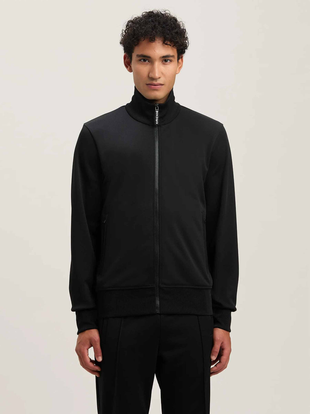 Оригінальна Cotton Zip Sweatshirt Palm angels – вид ззаду