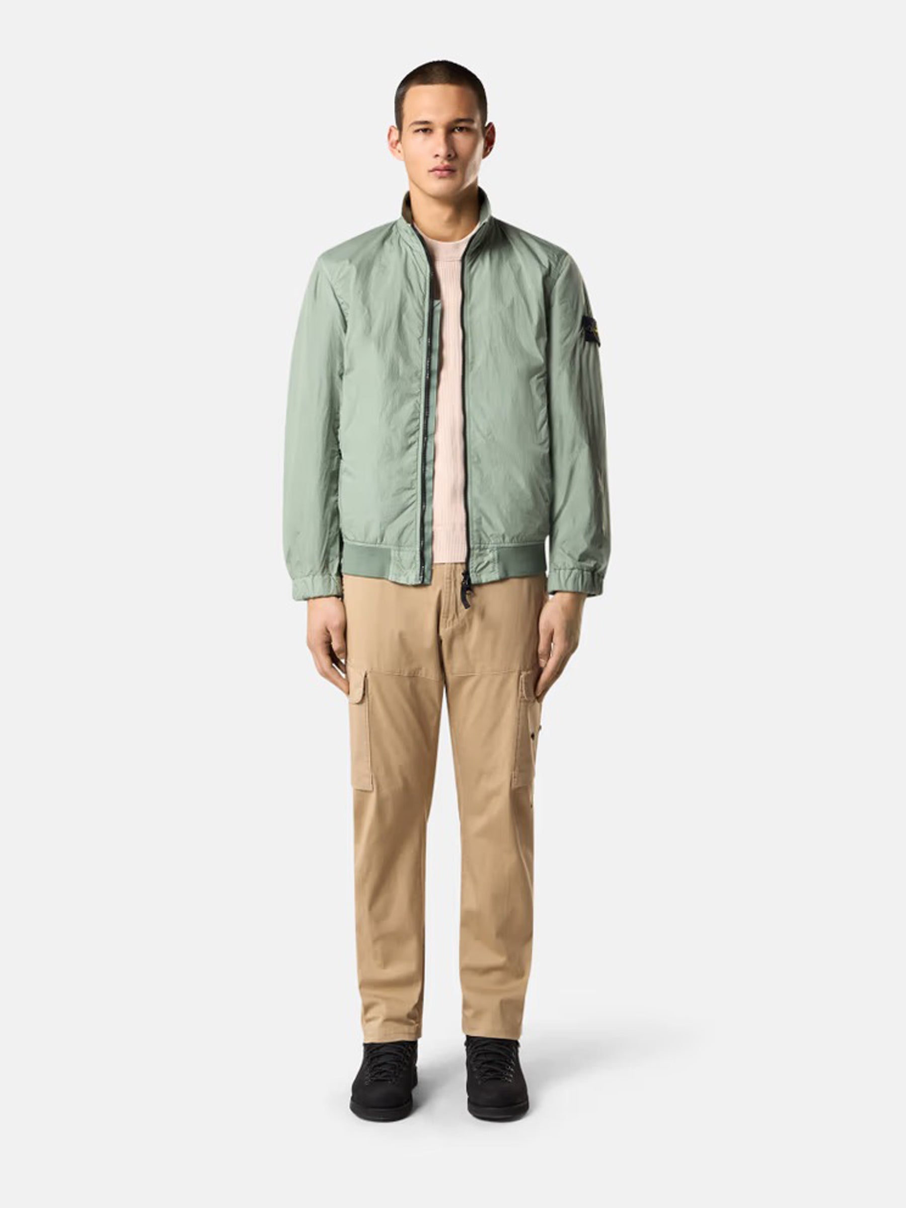 Crinkle Reps Jacket Stone island оригінал – Купити в Україні – вид ззаду