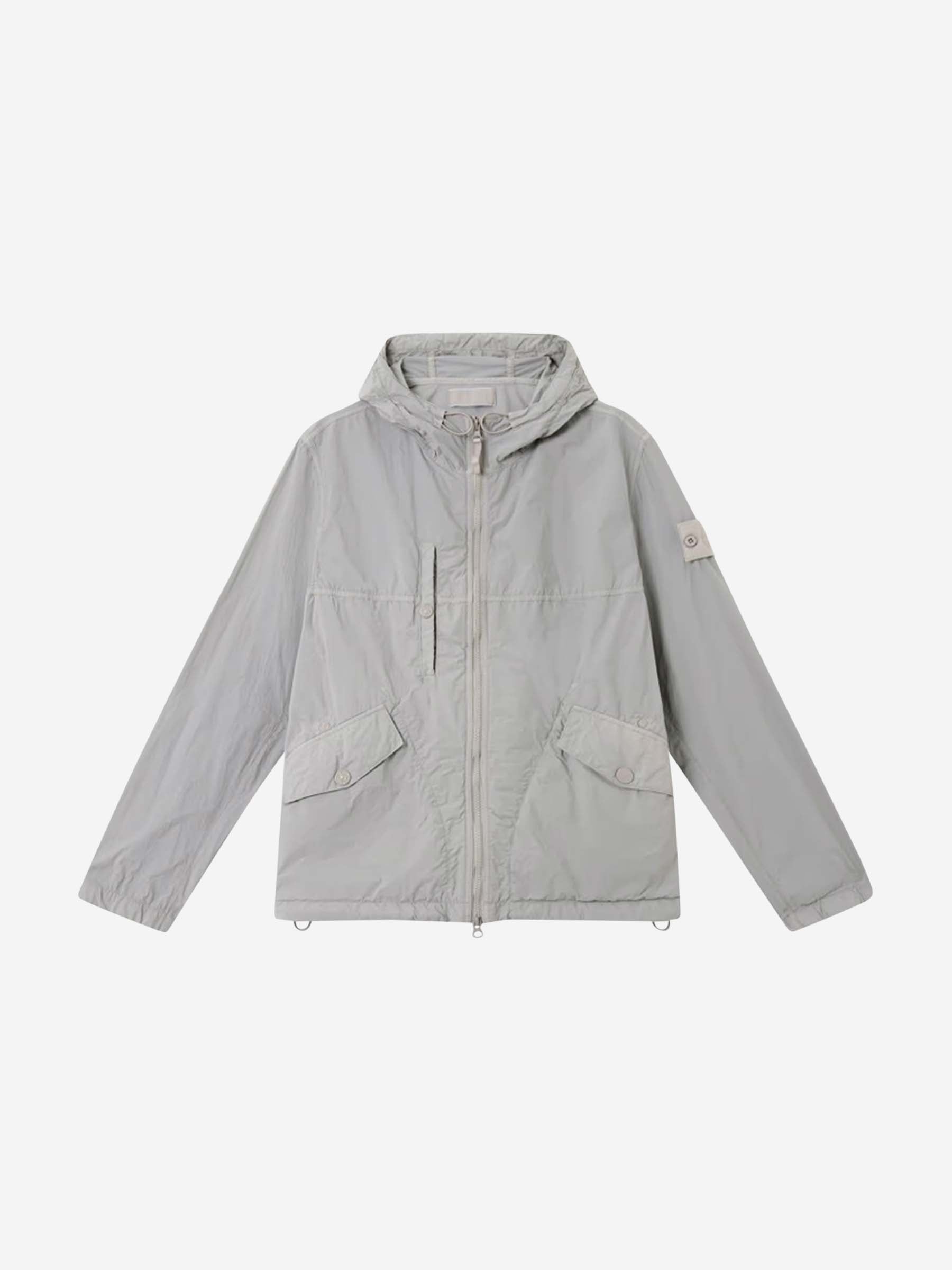 Nylon Hooded Jacket Stone island оригінал – Купити в Україні – боковий вид