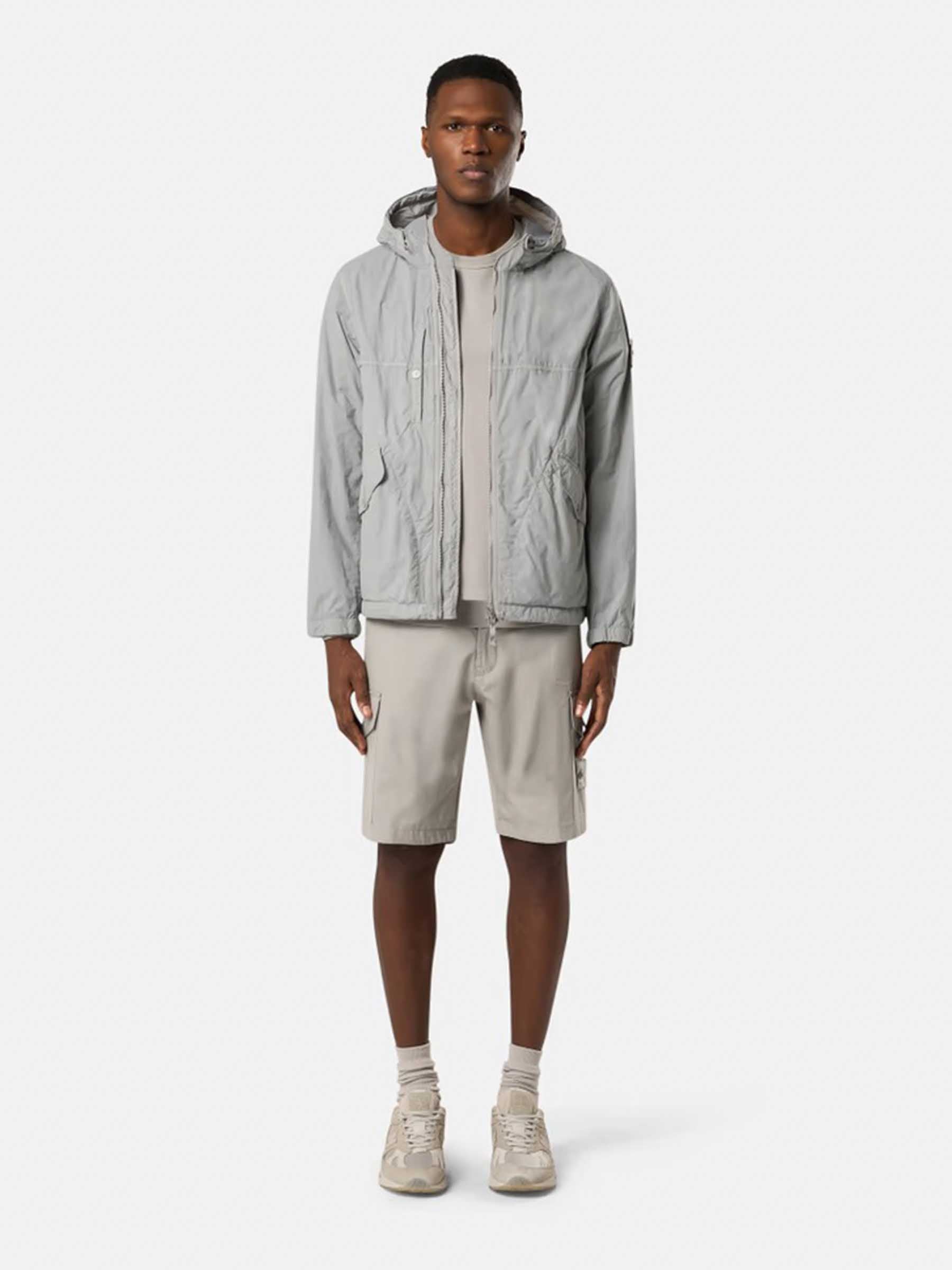Nylon Hooded Jacket Stone island оригінал – Купити в Україні – вид ззаду