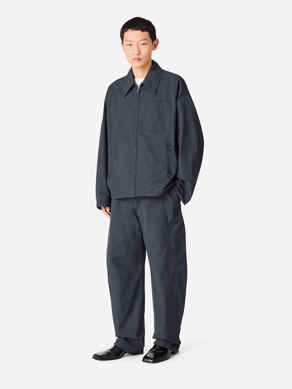 Casual Cotton Jacket Bottega veneta оригінал – Купити в Україні – боковий вид