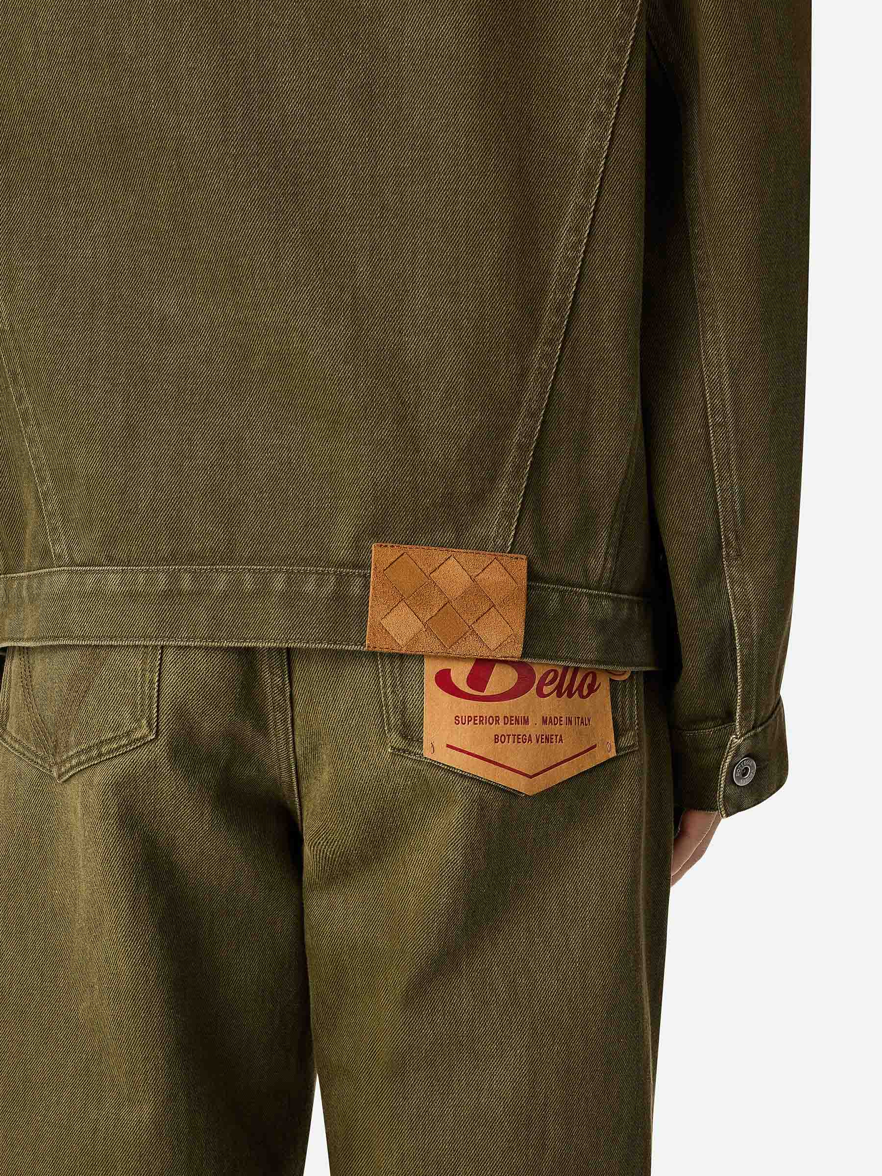 Оригінальна Cotton Denim Jacket Bottega veneta – збільшений вид