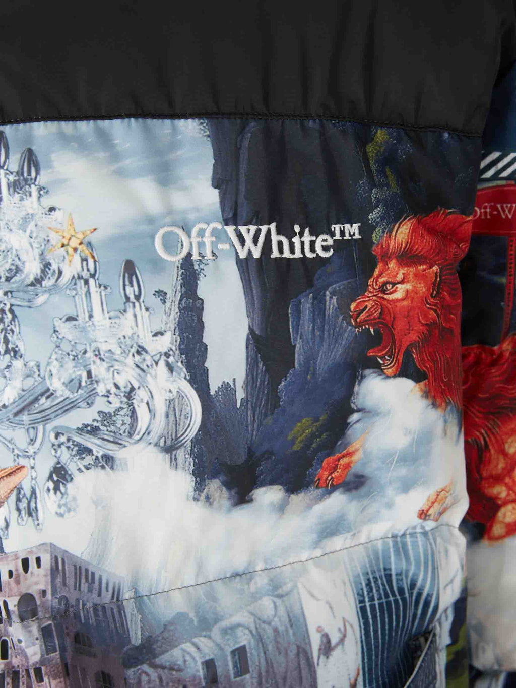 Short Printed Puffer Off-white оригінал – Купити в Україні – збільшений вид