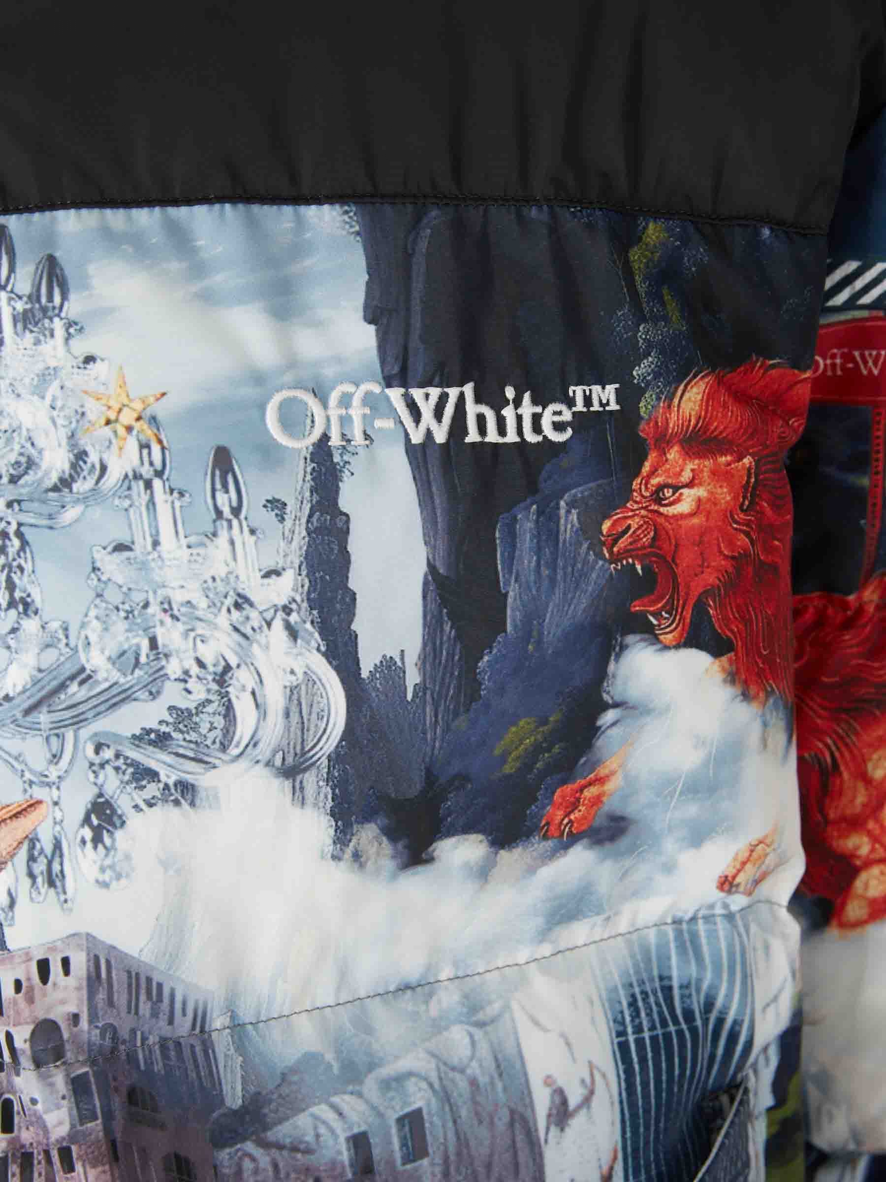 Short Printed Puffer Off-white оригінал – Купити в Україні – збільшений вид