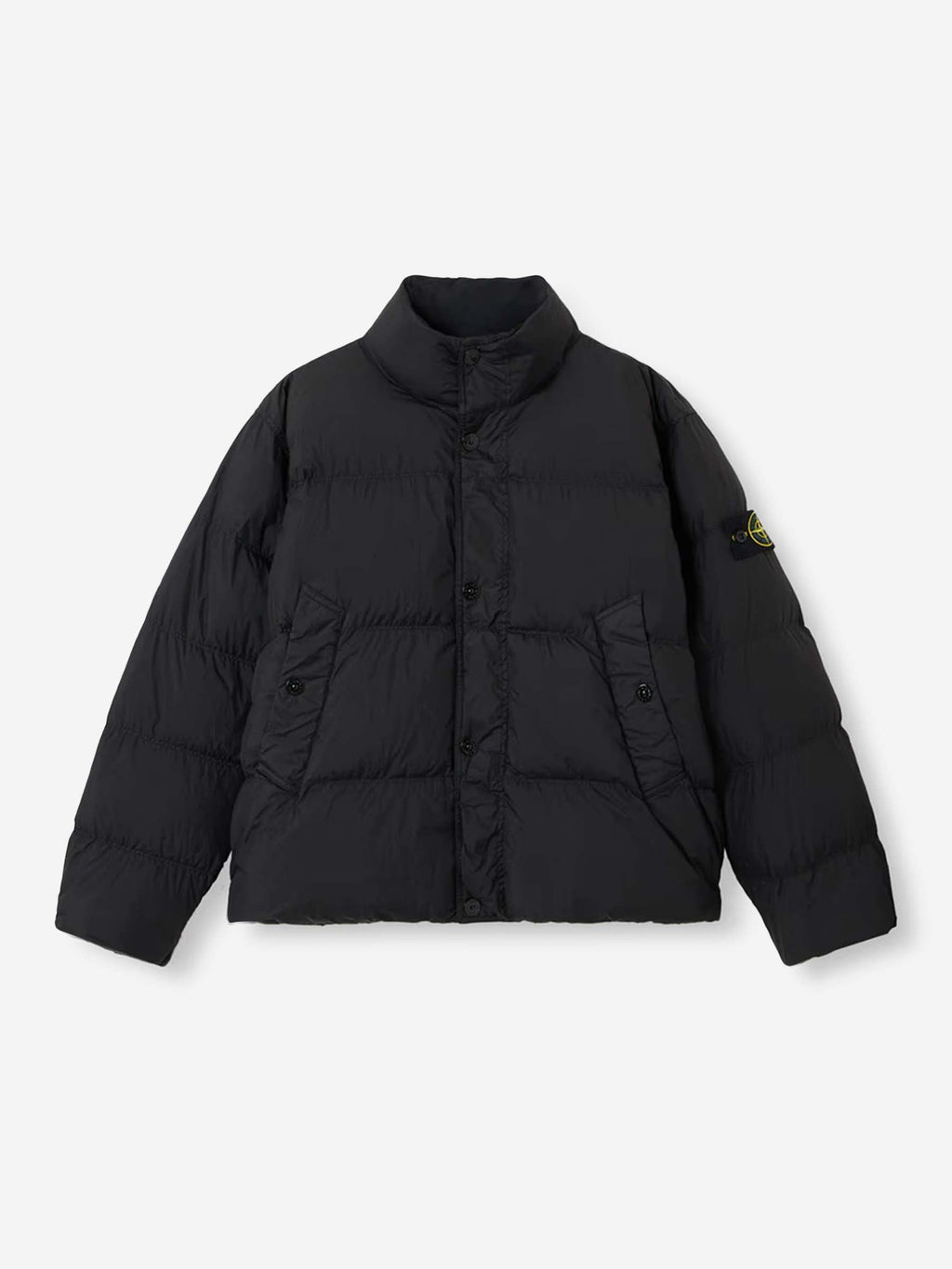 Crinkle Reps Down Jacket Stone island – Гарантія оригінальності – боковий вид