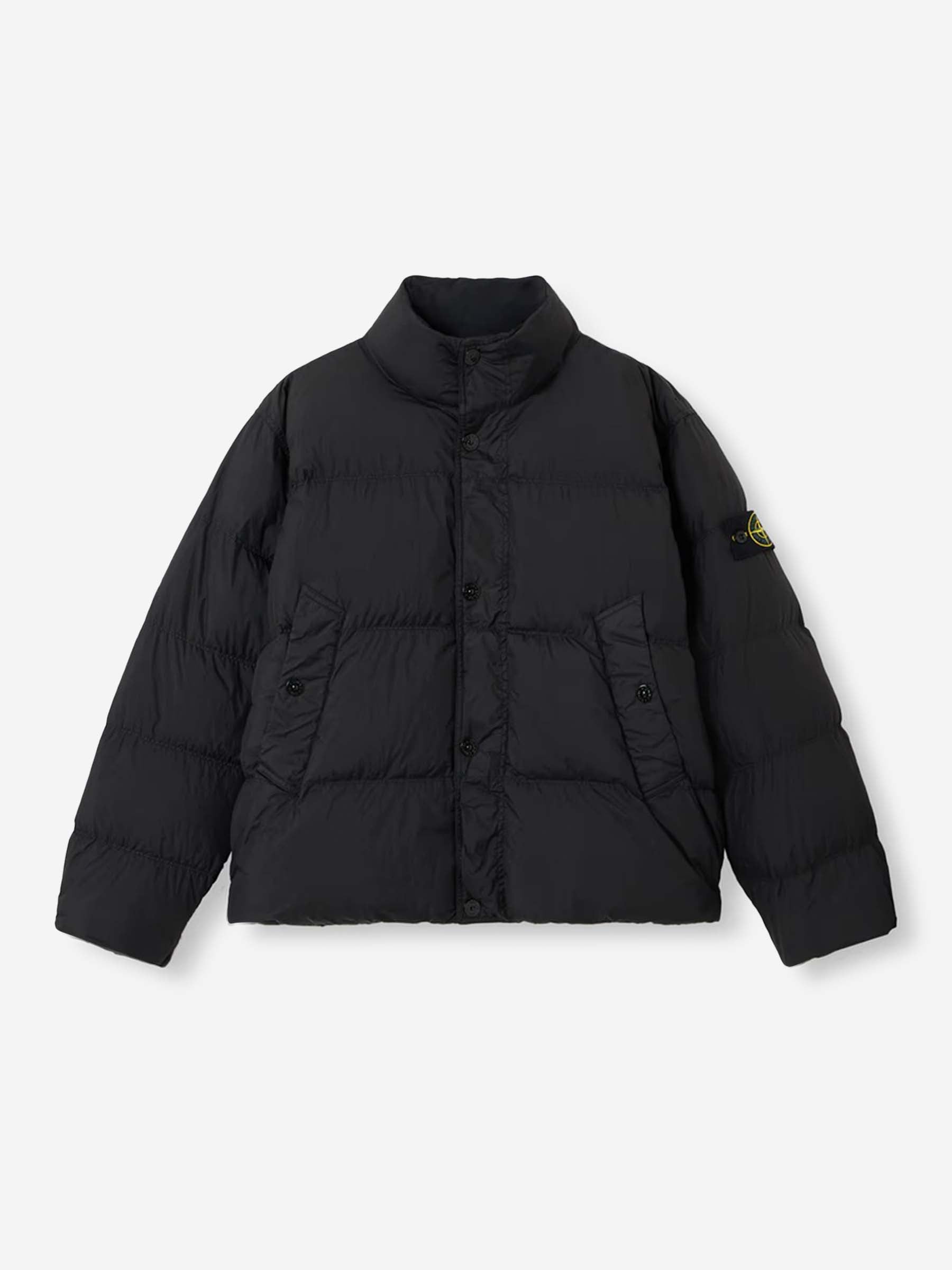 Crinkle Reps Down Jacket Stone island – Гарантія оригінальності – боковий вид