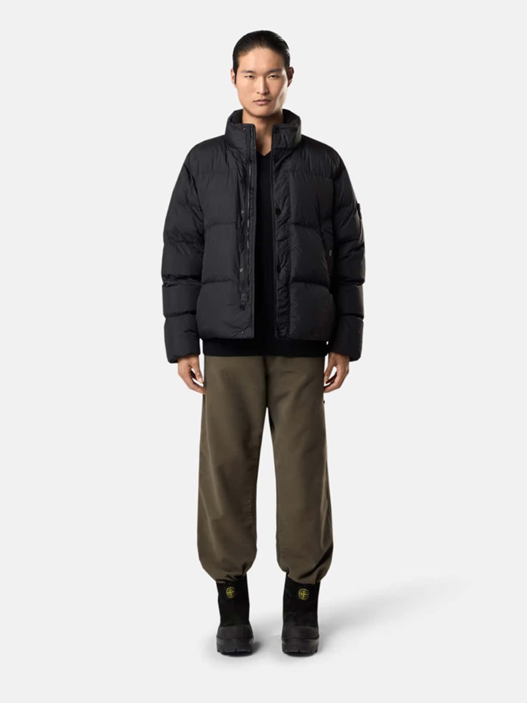Crinkle Reps Down Jacket Stone island – Гарантія оригінальності – вид ззаду