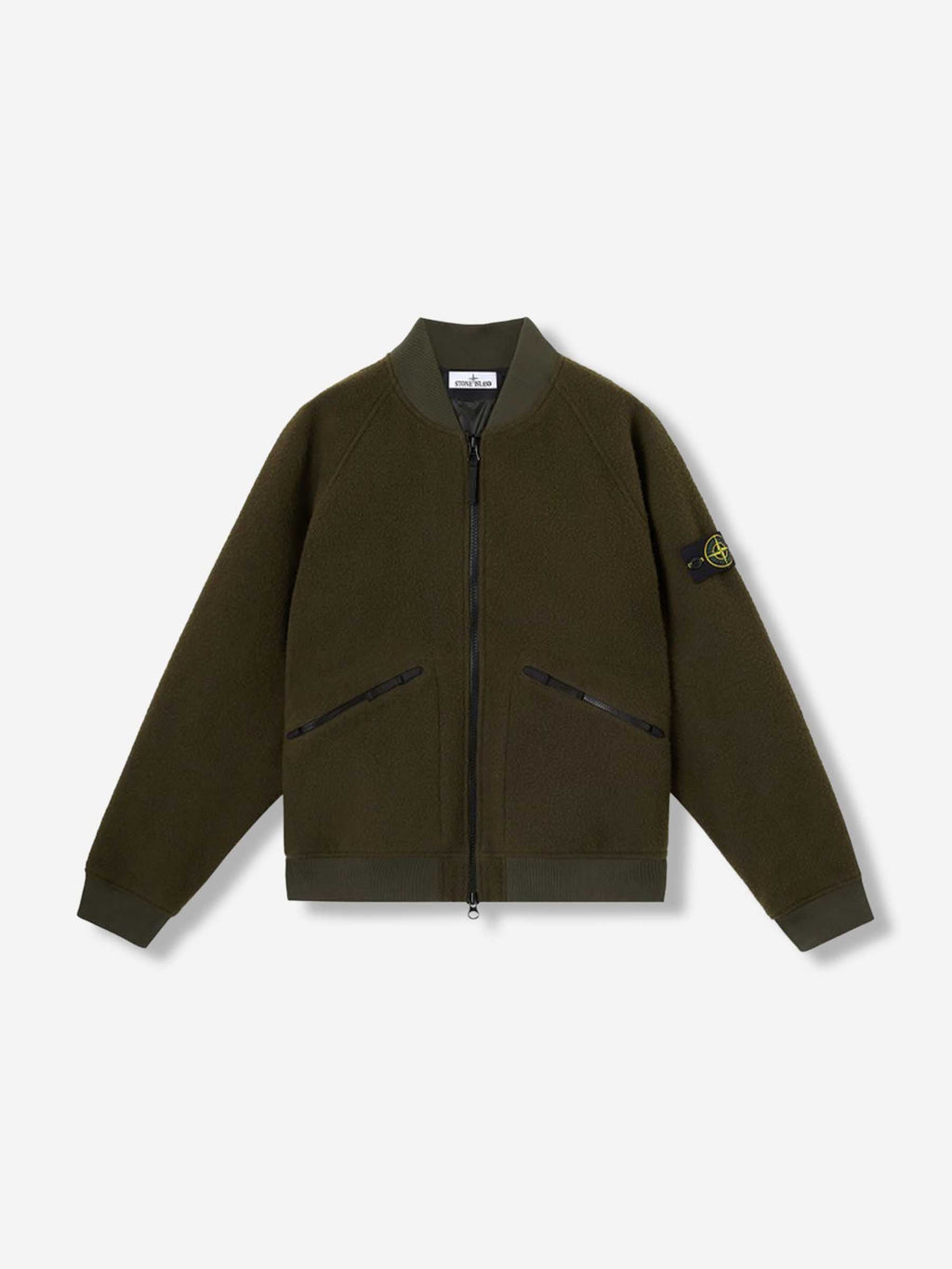 Quilted Bomber Jacket Stone island оригінал – Купити в Україні – боковий вид