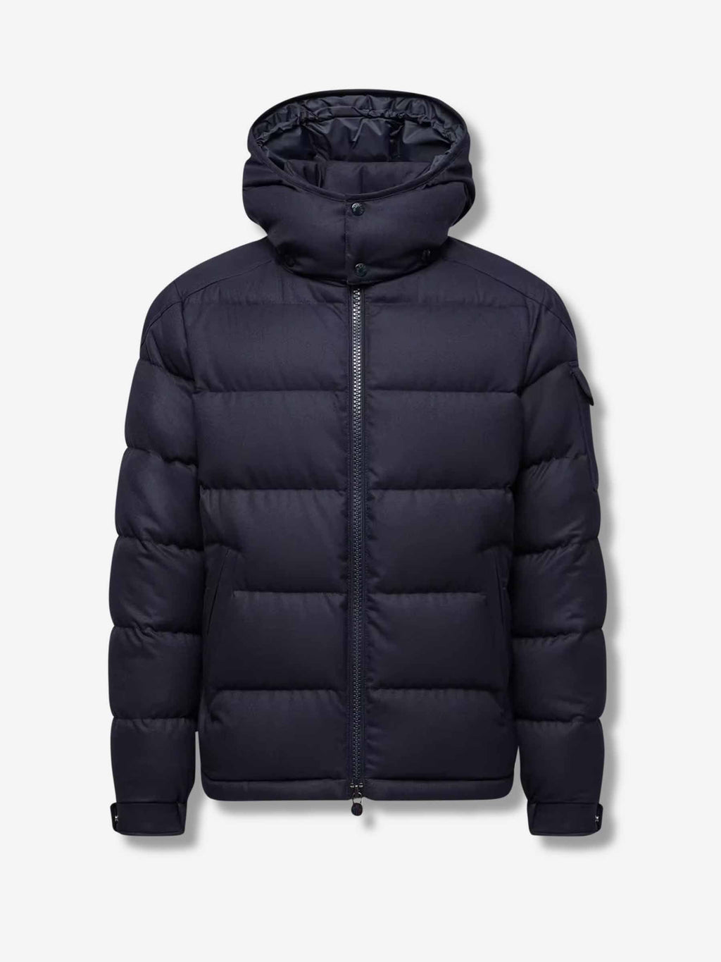 Short Down Jacket Montgenevre Moncler – Гарантія оригінальності – боковий вид