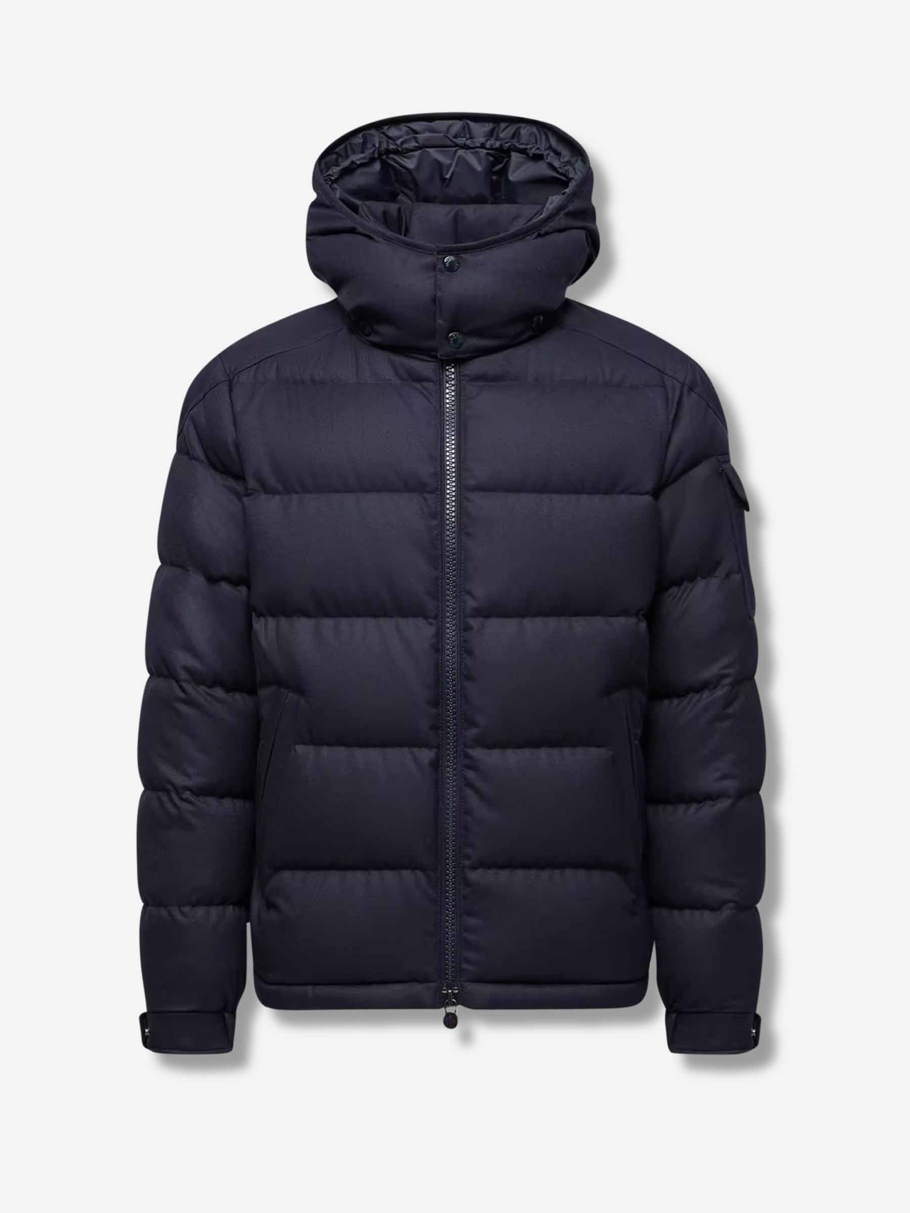 Short Down Jacket Montgenevre Moncler – Гарантія оригінальності – боковий вид
