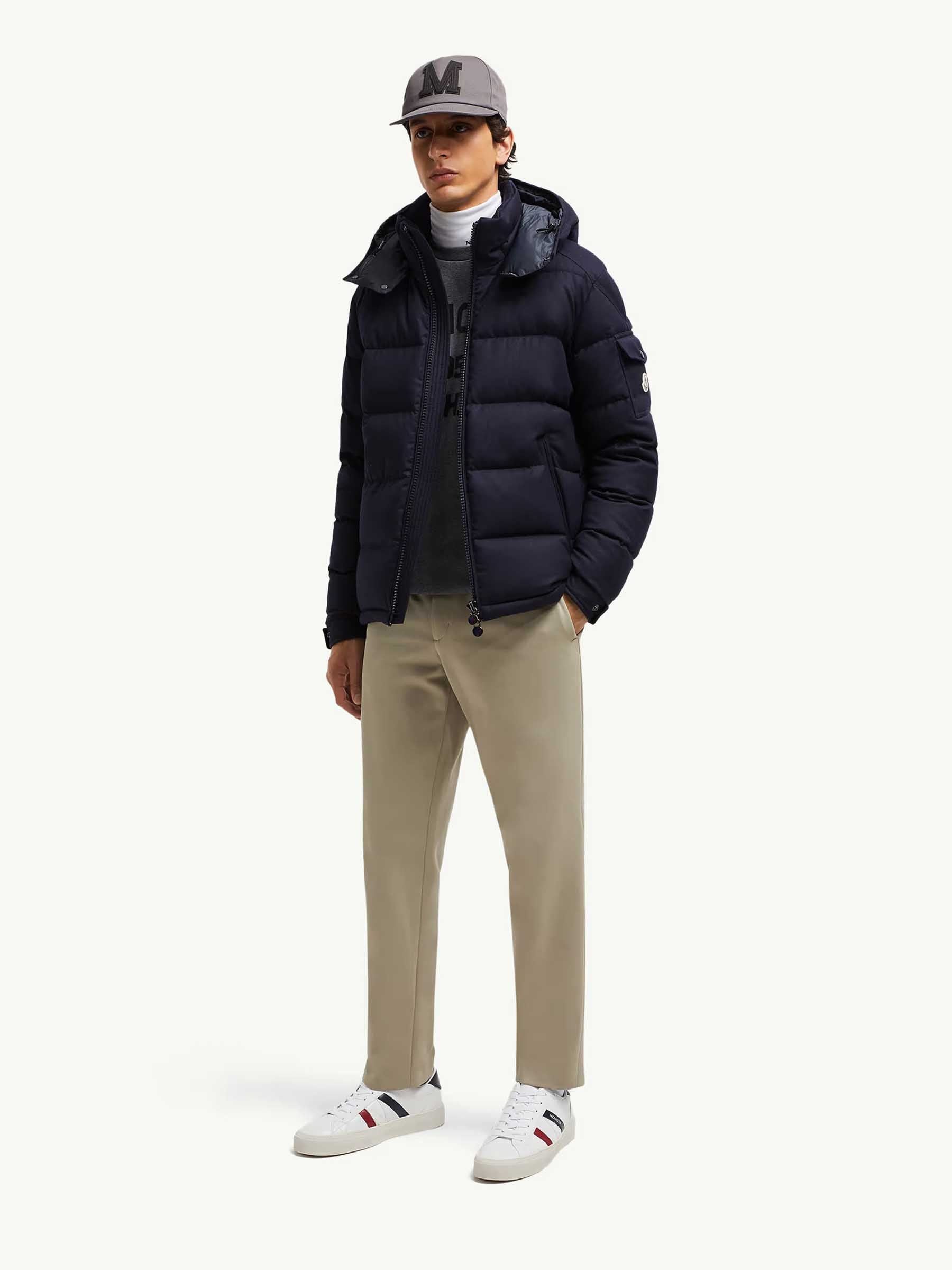 Short Down Jacket Montgenevre Moncler – Гарантія оригінальності – вид ззаду