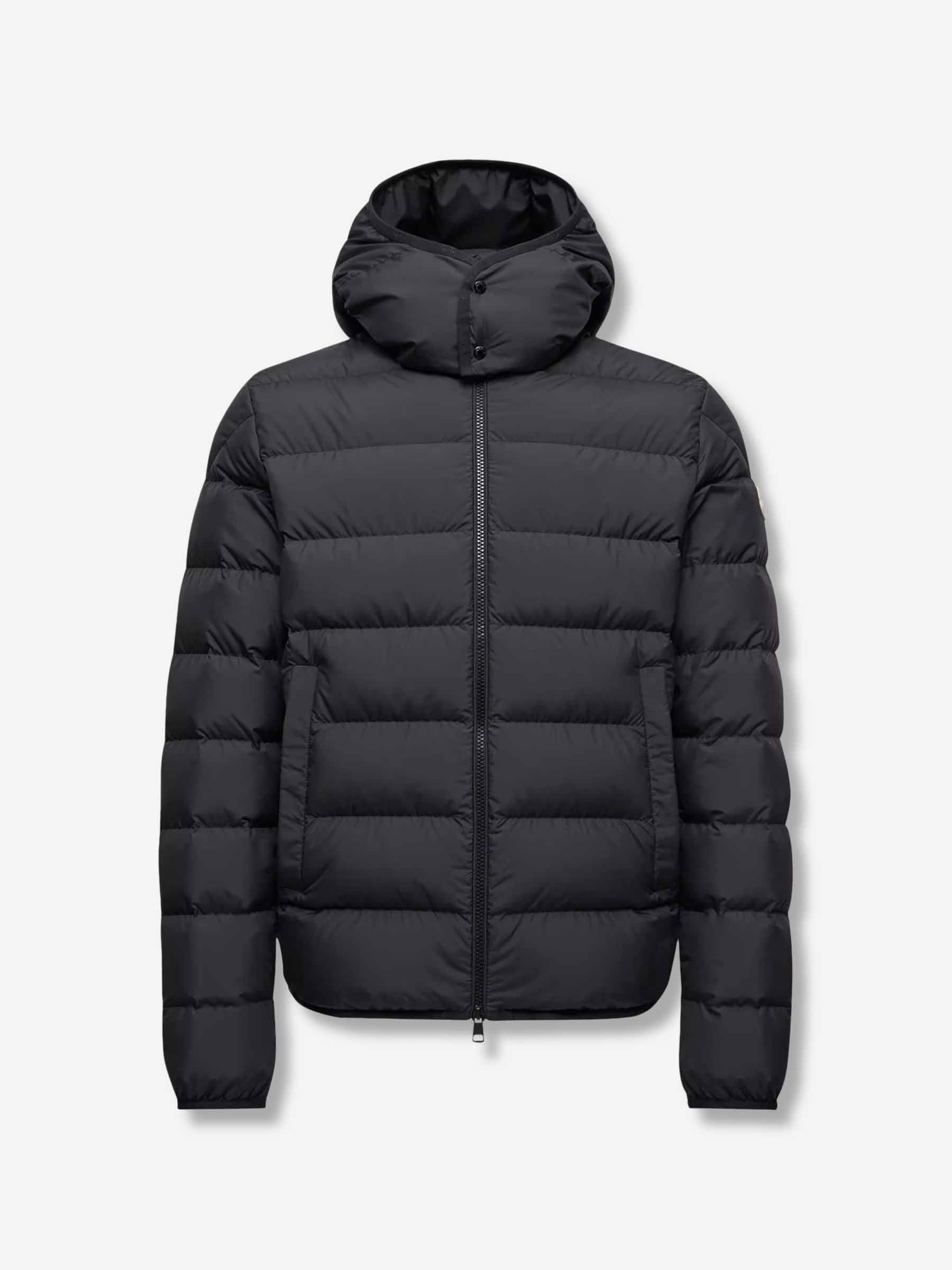 Оригінальна Short Down Jacket With Hood Montbrocq Moncler – боковий вид