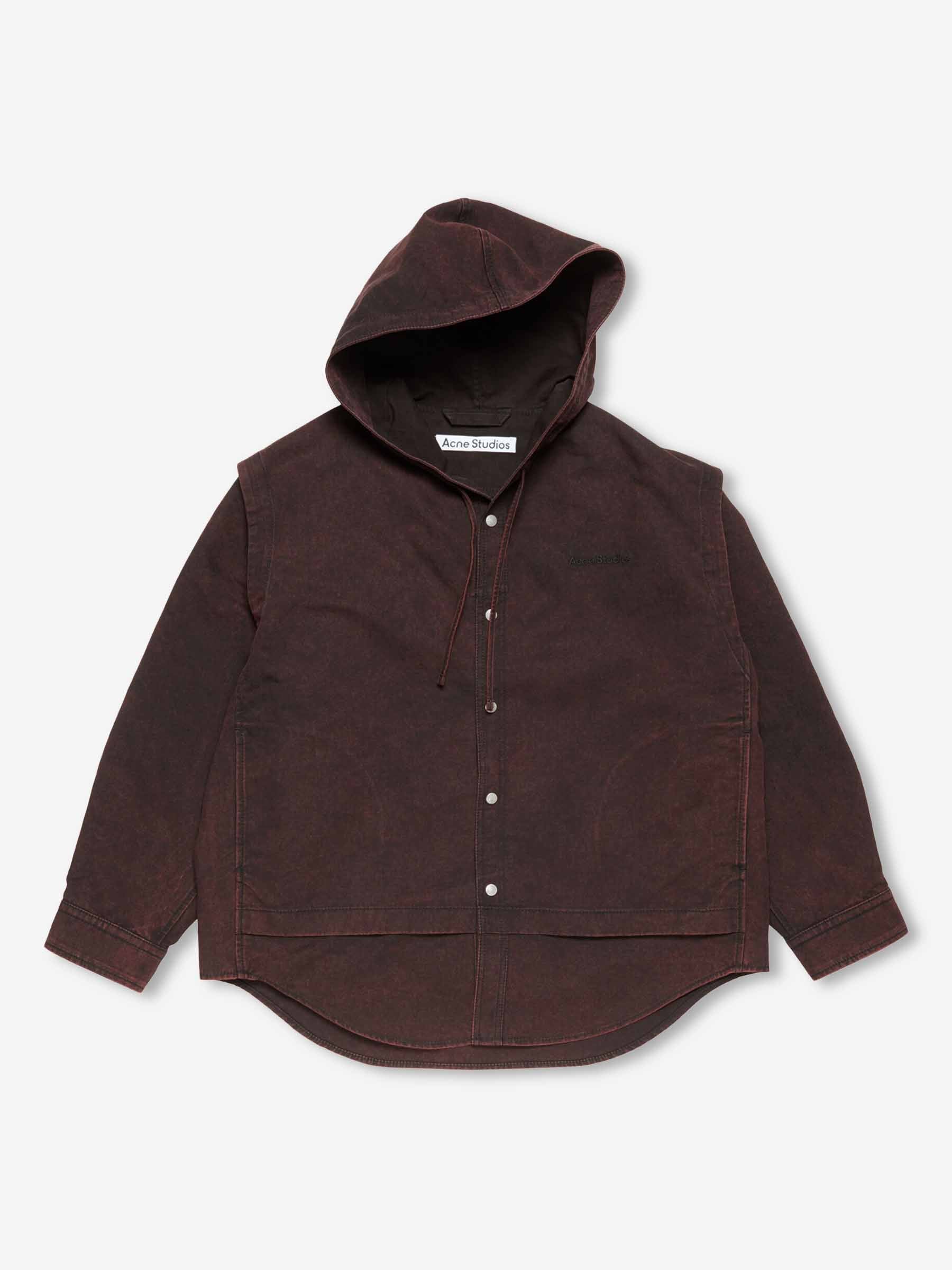 Hooded Parka Layers Acne studios – Гарантія оригінальності – боковий вид