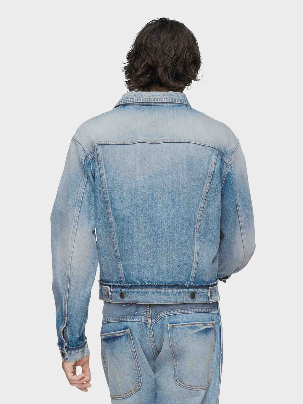Оригінальна Cotton Denim Jacket Maison margiela – детальний вид