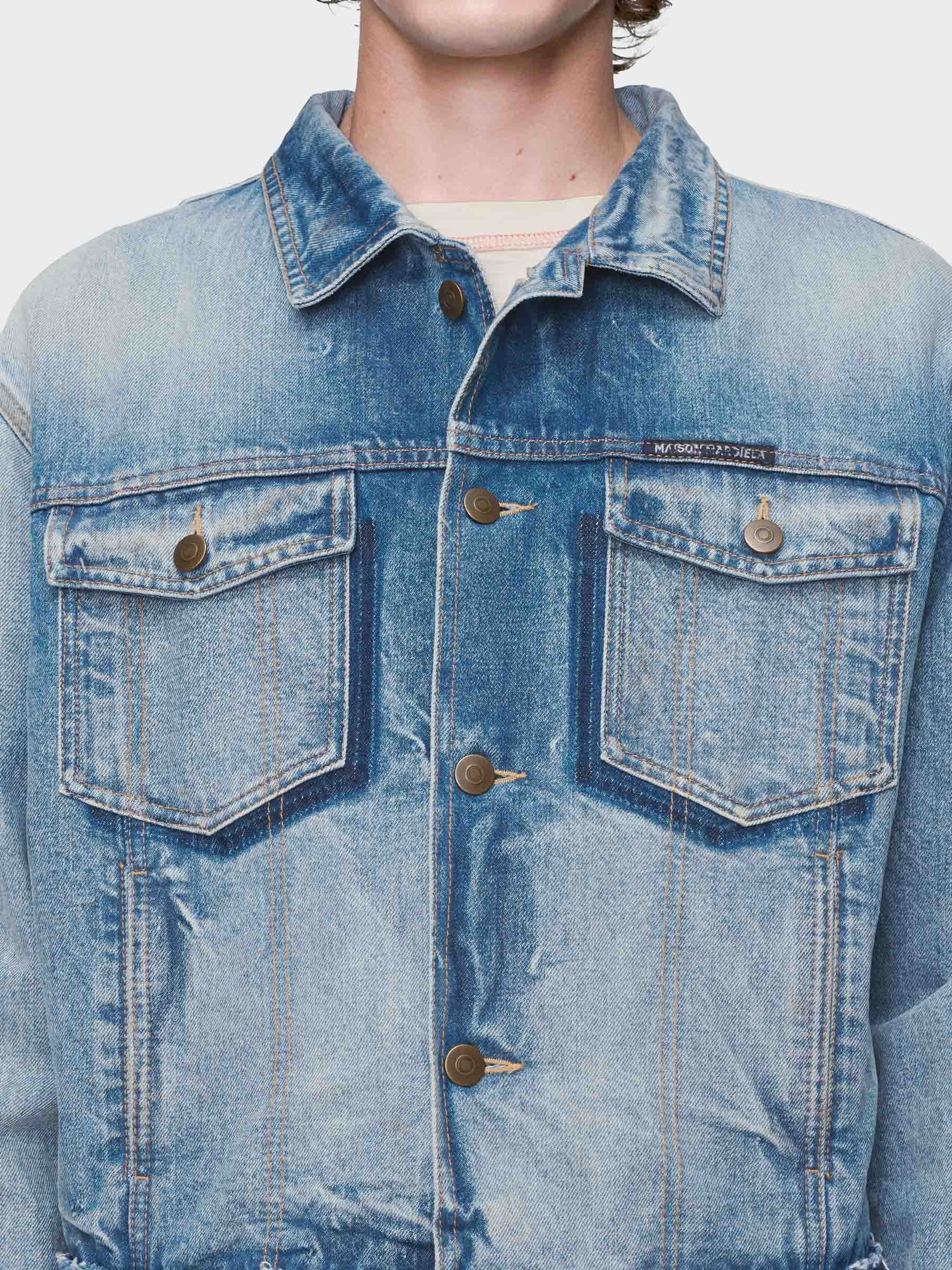 Оригінальна Cotton Denim Jacket Maison margiela – збільшений вид