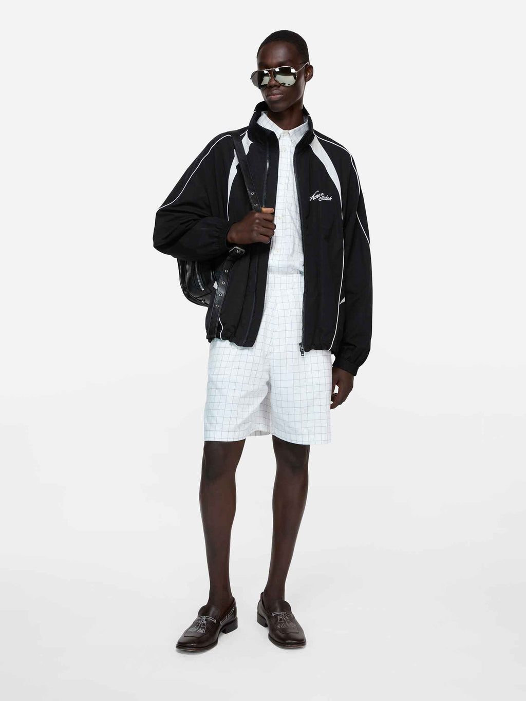 Оригінальна Logo Technical Jacket Acne studios – вид ззаду