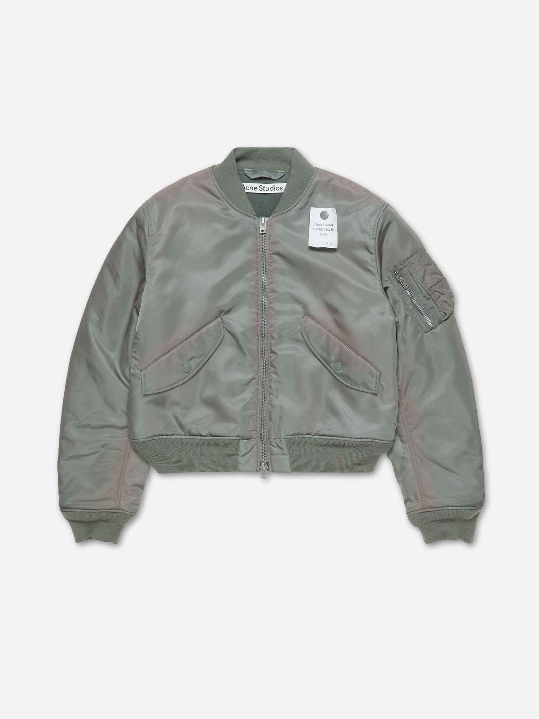 Washed Bomber Jacket Acne studios оригінал – Купити в Україні – боковий вид