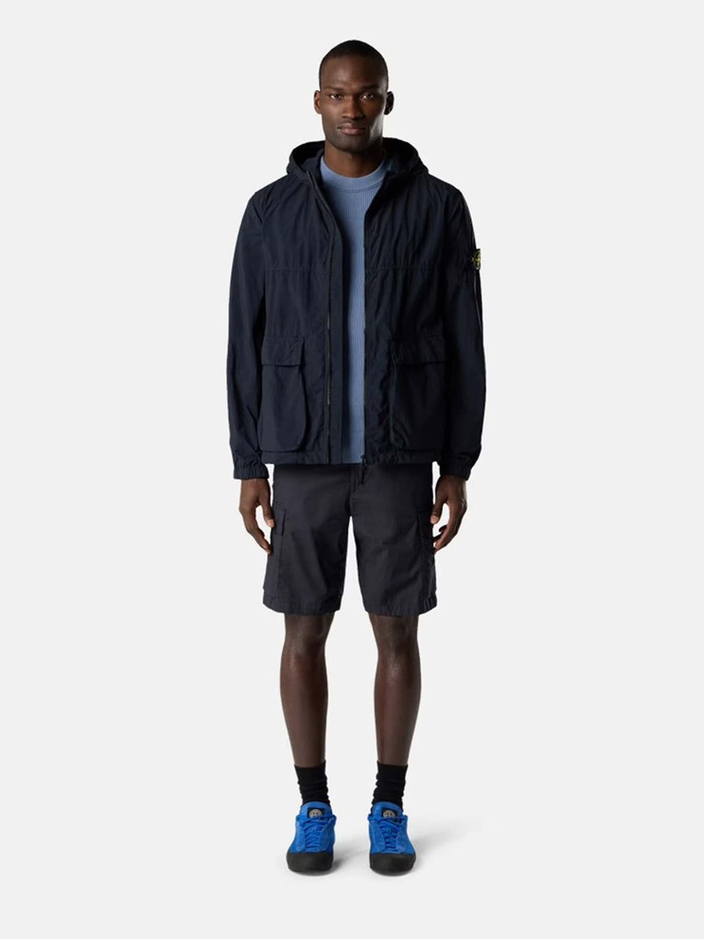 Оригінальна Short Technical Parka Stone island – вид ззаду