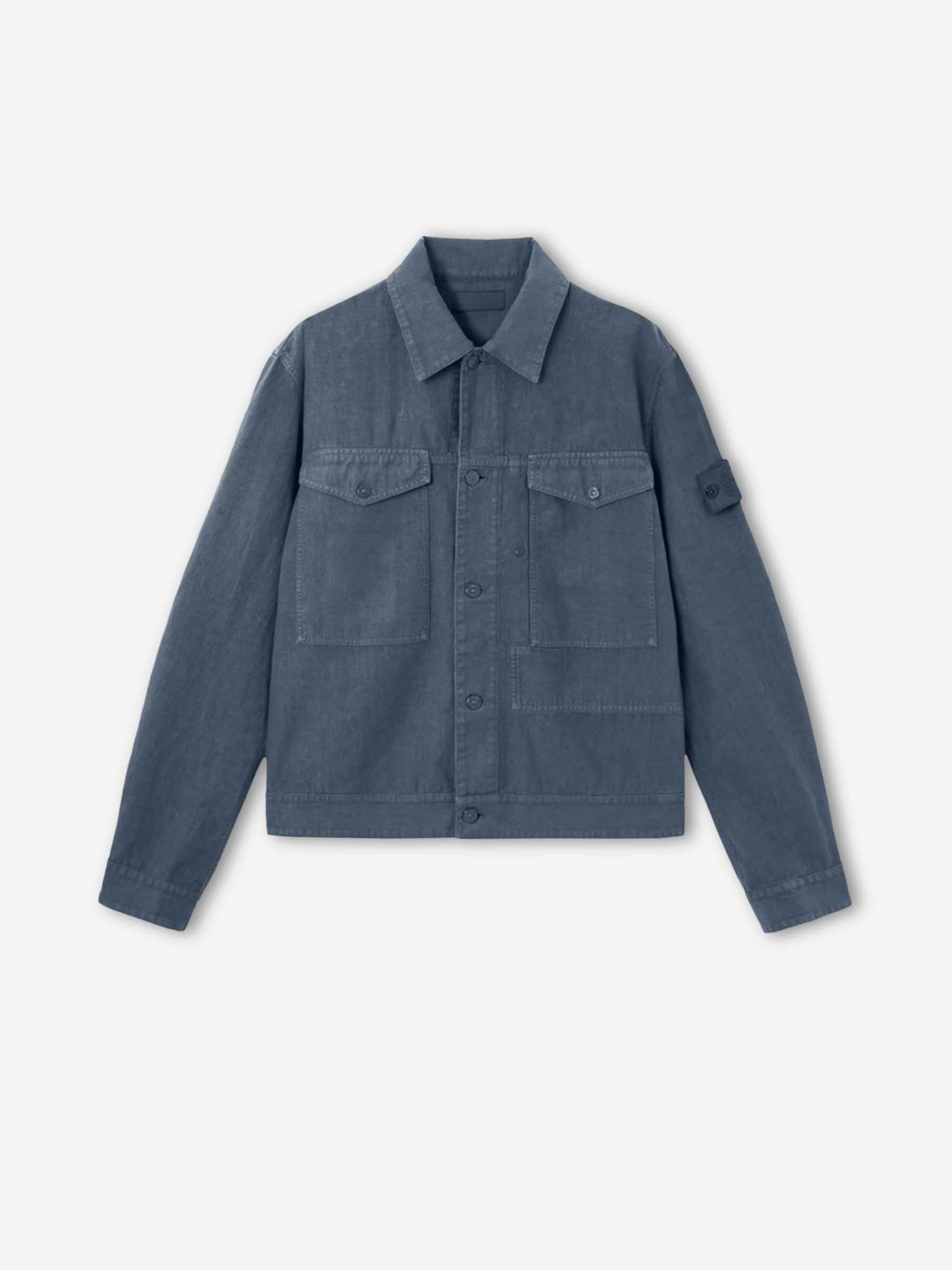 Casual Linen Jackets Stone island оригінал – Купити в Україні – боковий вид