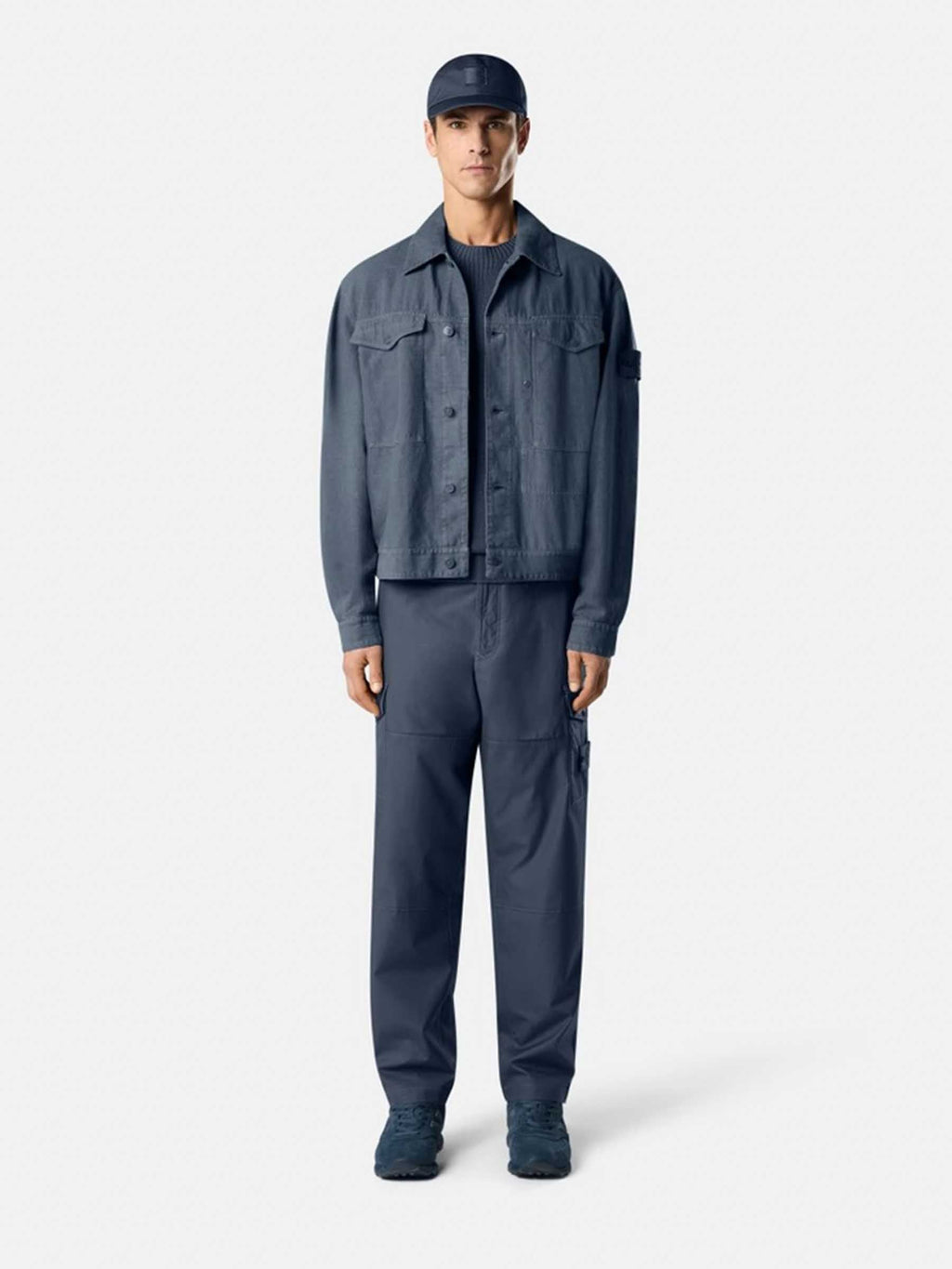 Casual Linen Jackets Stone island оригінал – Купити в Україні – вид ззаду