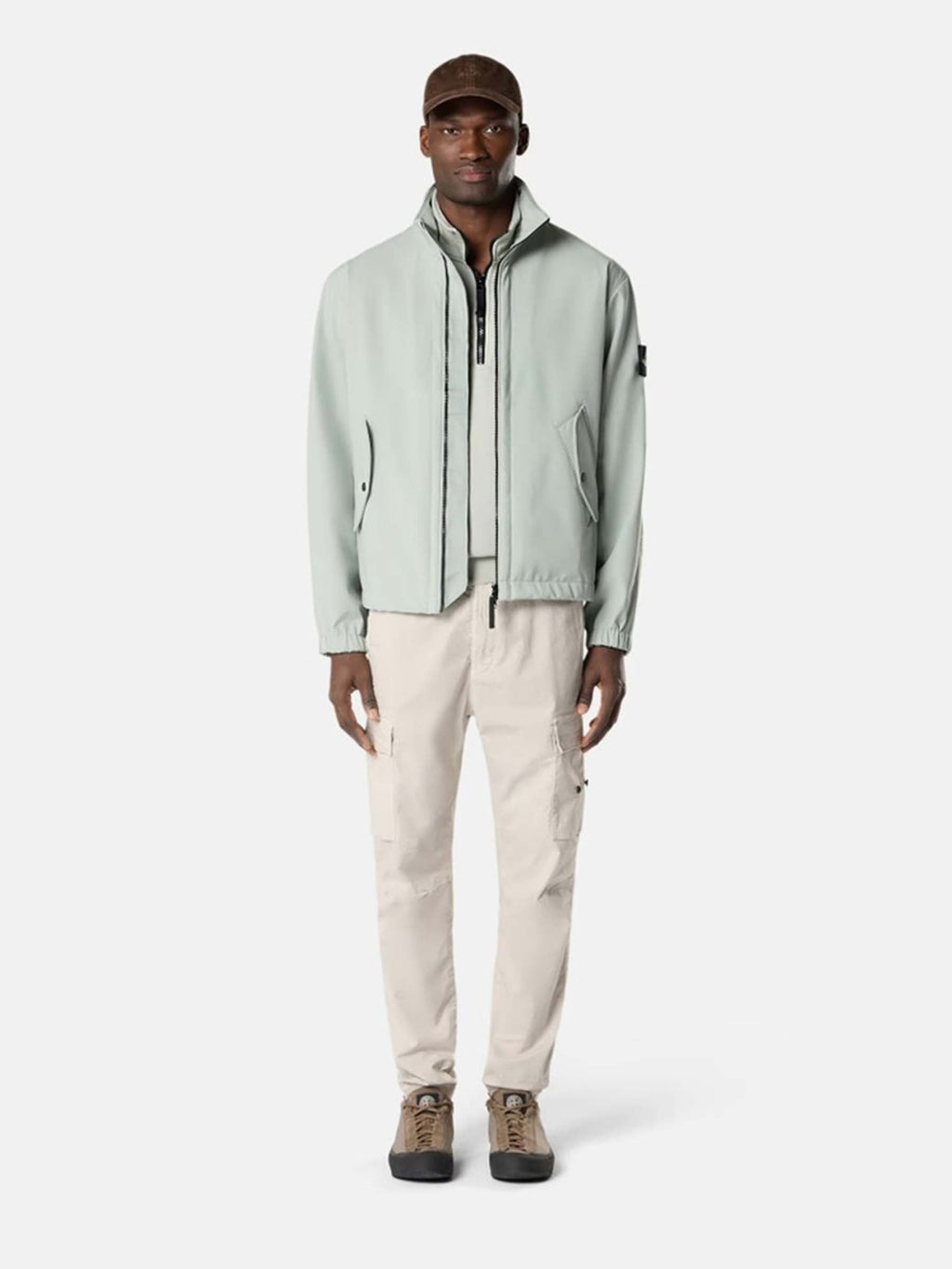 Оригінальна High Neck Jacket Stone island – вид ззаду