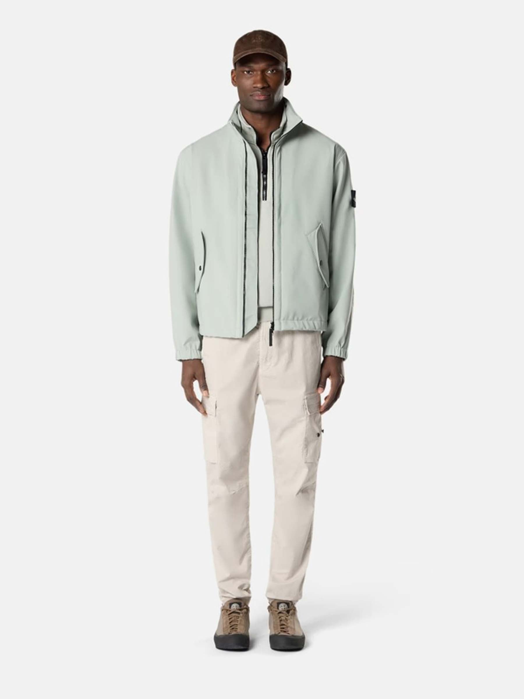 Оригінальна High Neck Jacket Stone island – вид ззаду